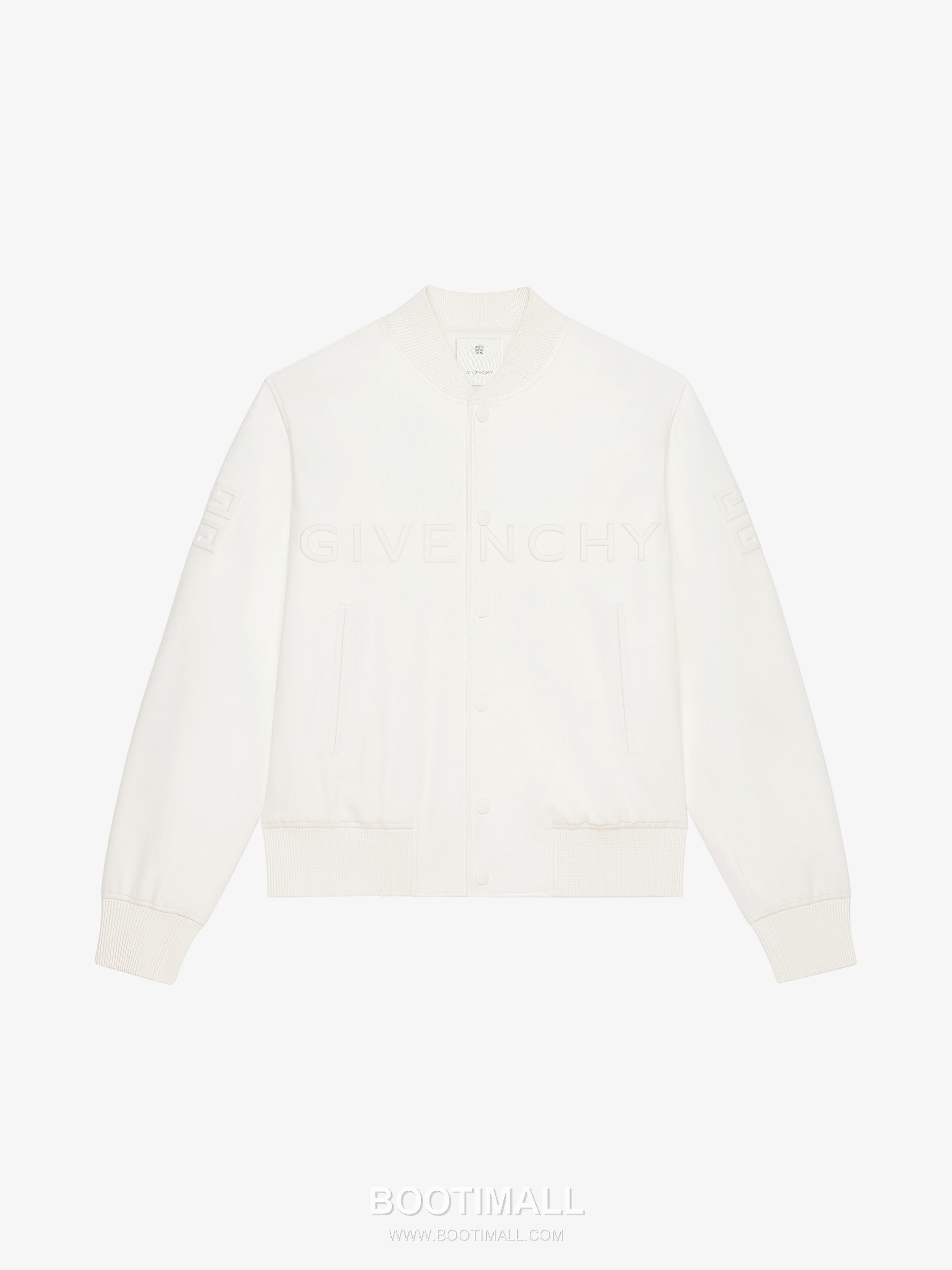 Givenchy Labyrinth Embossed Varsity Lambskin Black Jacket 지방시 라비린스 엠보스 바시티 양가죽 블랙 자켓 11