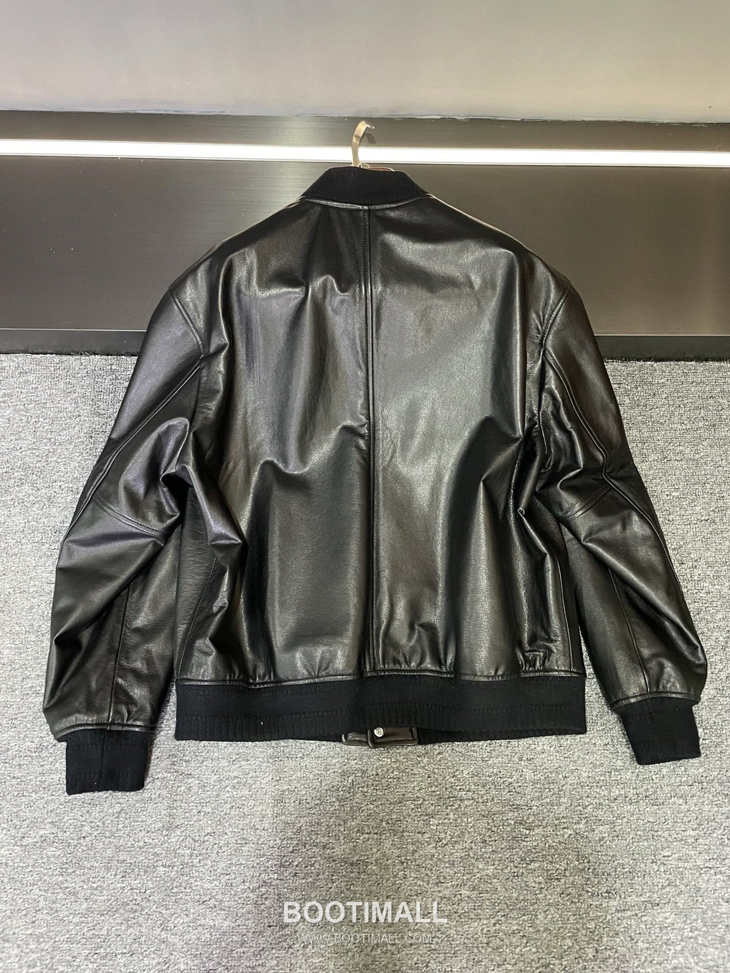 Givenchy Labyrinth Embossed Varsity Lambskin Black Jacket 지방시 라비린스 엠보스 바시티 양가죽 블랙 자켓 13