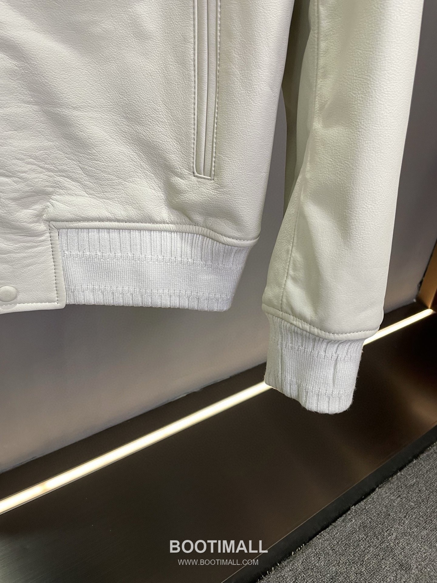 Givenchy Labyrinth Embossed Varsity Lambskin Black Jacket 지방시 라비린스 엠보스 바시티 양가죽 블랙 자켓 16