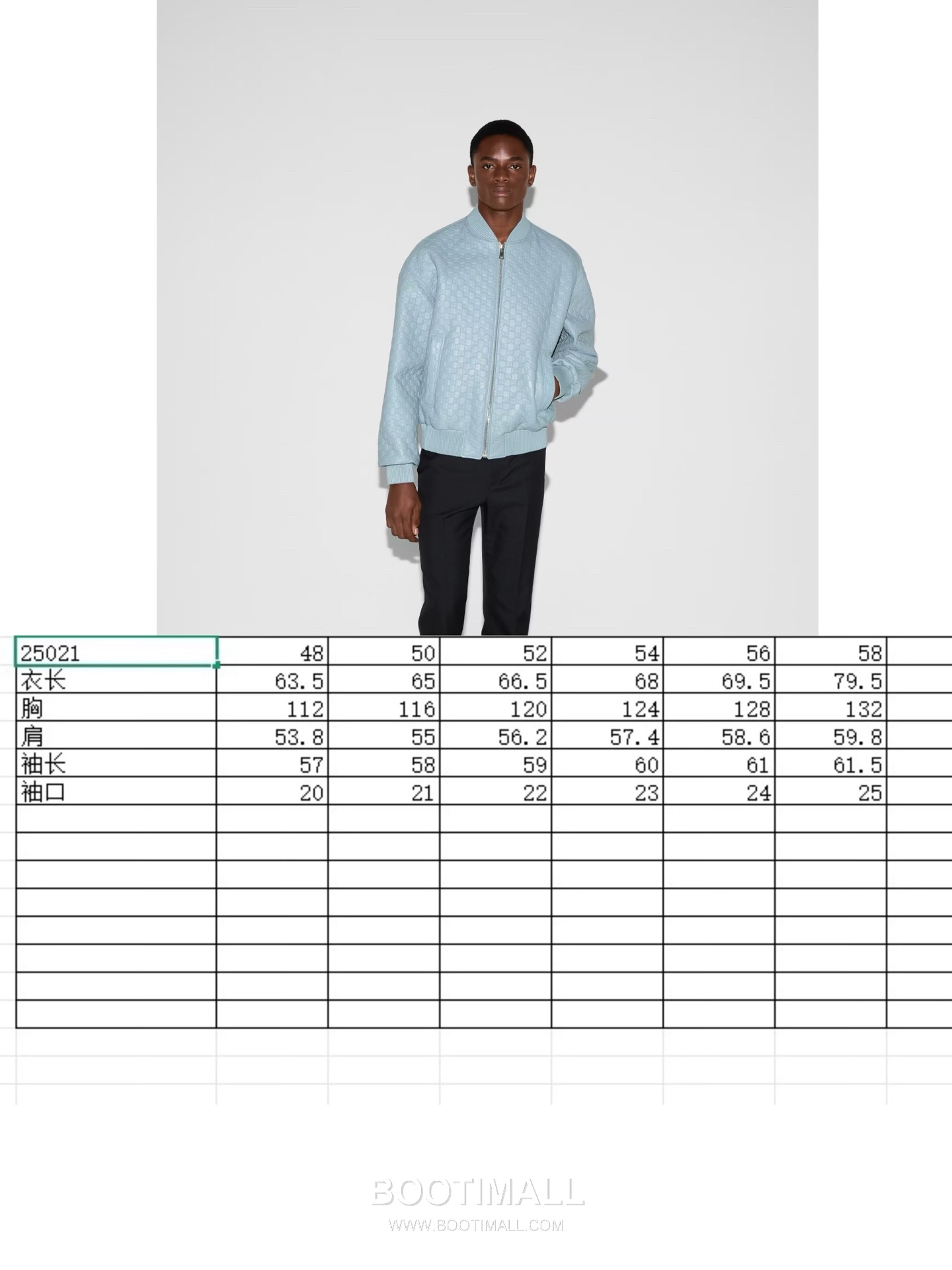 Gucci Double G Embossed Lambskin Jacket Blue 구찌 더블 G 엠보스드 램스킨 재킷 블루 1