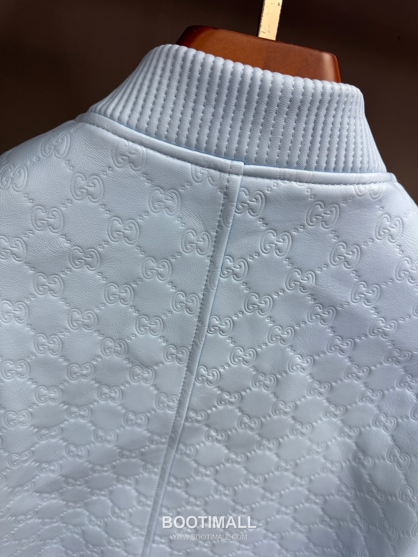 Gucci Double G Embossed Lambskin Jacket Blue 구찌 더블 G 엠보스드 램스킨 재킷 블루 27