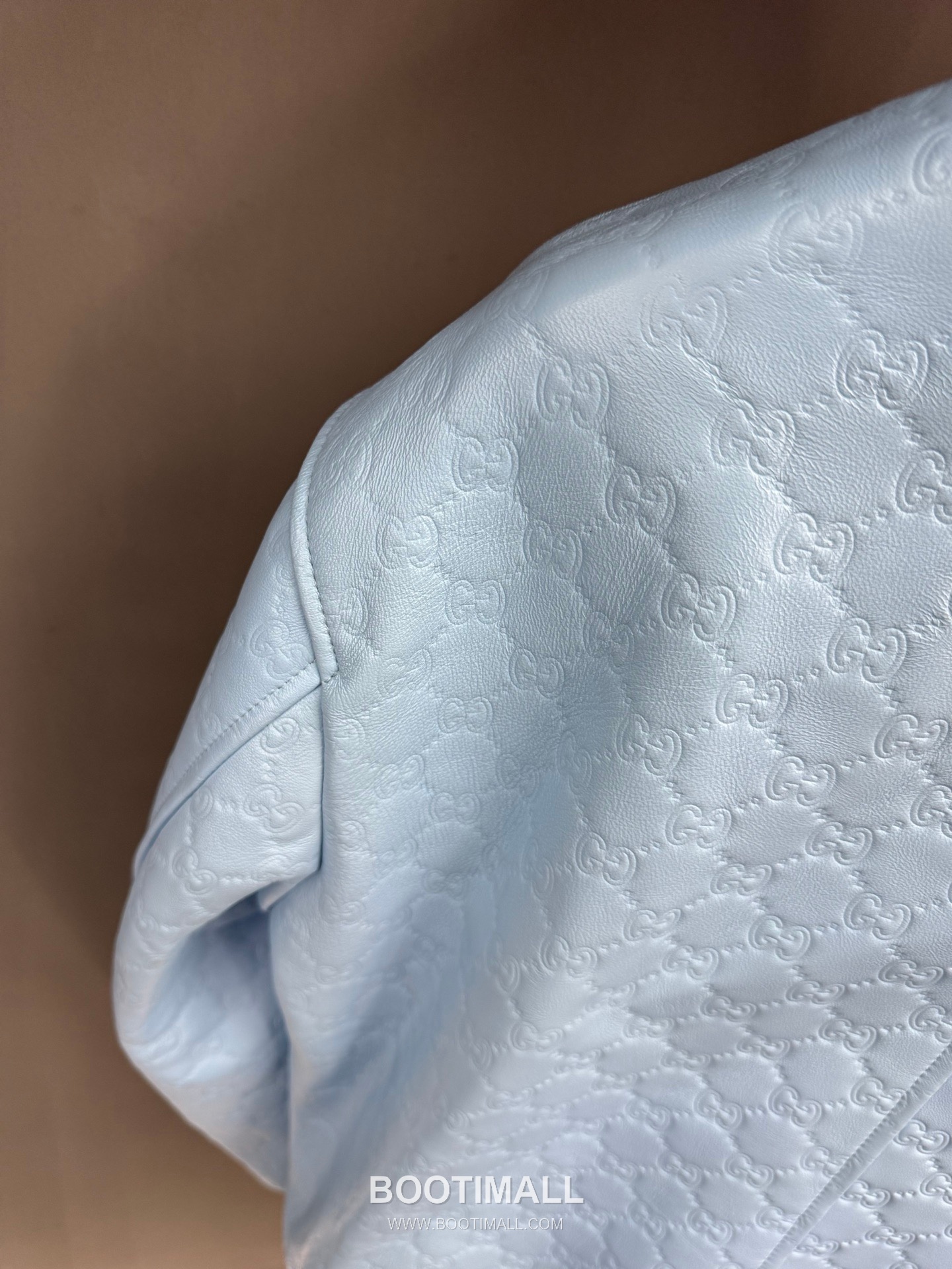 Gucci Double G Embossed Lambskin Jacket Blue 구찌 더블 G 엠보스드 램스킨 재킷 블루 29