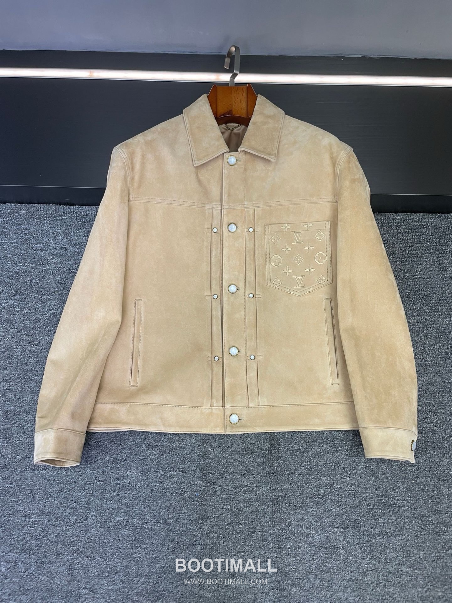 Louis Vuitton Suede Lambskin Jacket Yellow Leather 루이비통 스웨이드 양가죽 재킷 옐로우 가죽 자켓 1