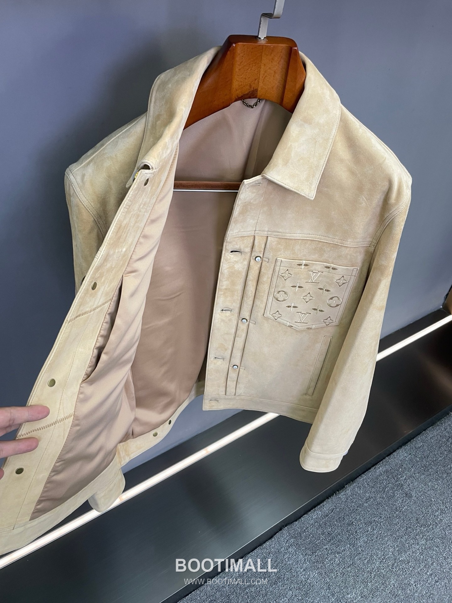 Louis Vuitton Suede Lambskin Jacket Yellow Leather 루이비통 스웨이드 양가죽 재킷 옐로우 가죽 자켓 13