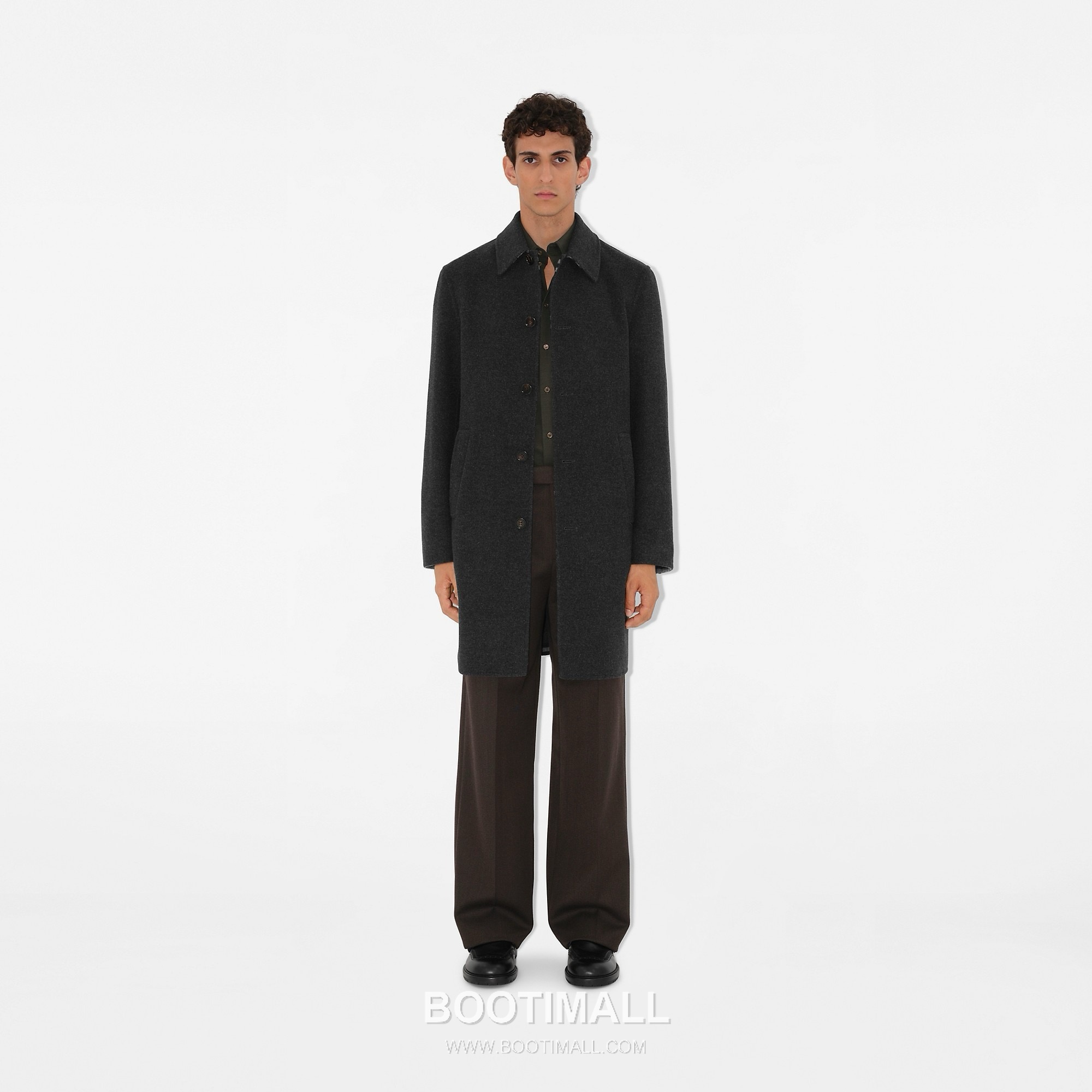 Burberry Double-Face Twill Coat Wool Black 버버리 더블페이스 트윌 코트 울 블랙 2