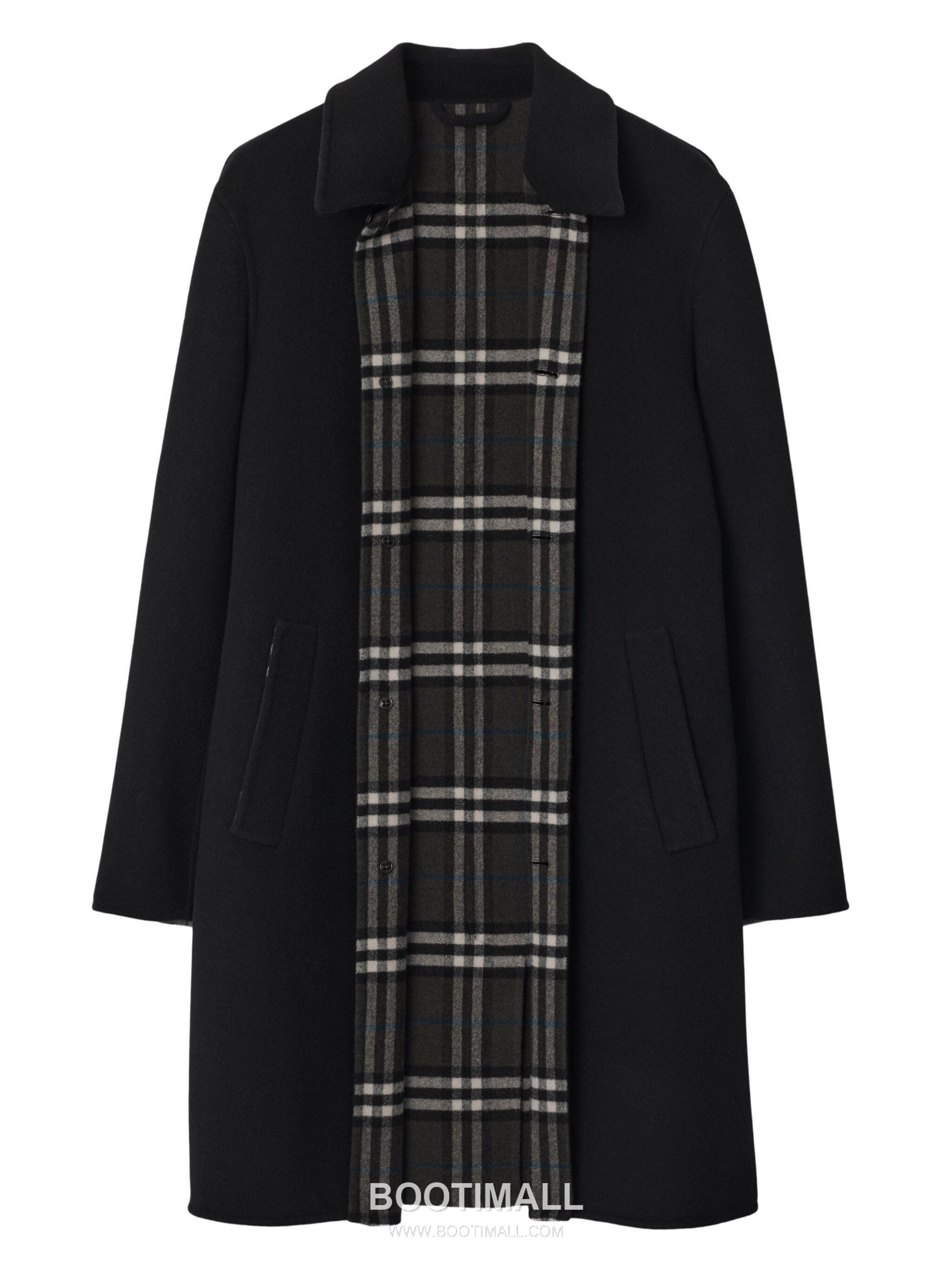 Burberry Double-Face Twill Coat Wool Black 버버리 더블페이스 트윌 코트 울 블랙 6