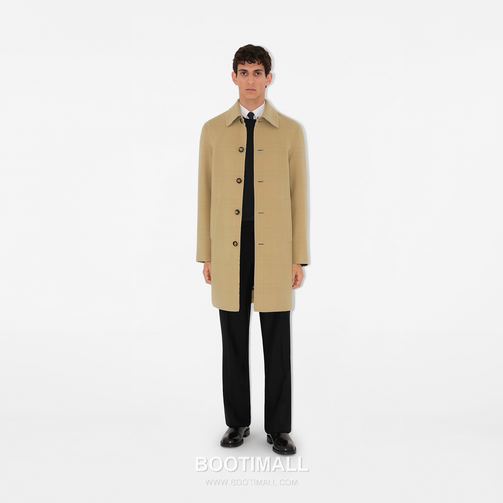 Burberry Double-Face Twill Coat Wool Black 버버리 더블페이스 트윌 코트 울 블랙 7