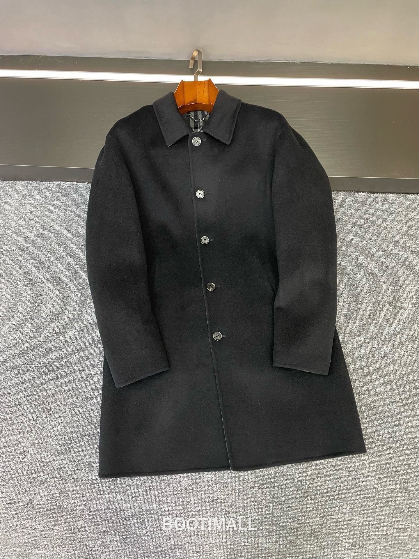 Burberry Double-Face Twill Coat Wool Black 버버리 더블페이스 트윌 코트 울 블랙 11