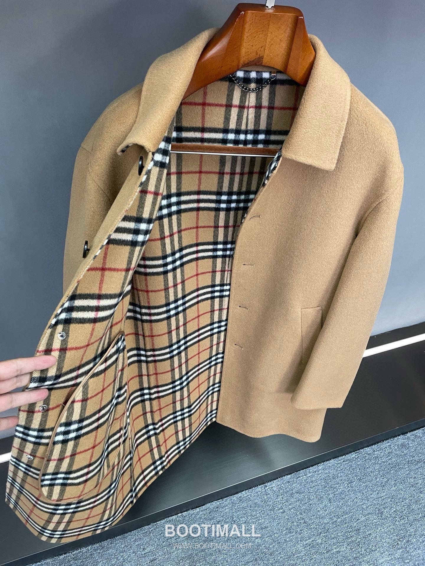 Burberry Double-Face Twill Coat Wool Black 버버리 더블페이스 트윌 코트 울 블랙 12