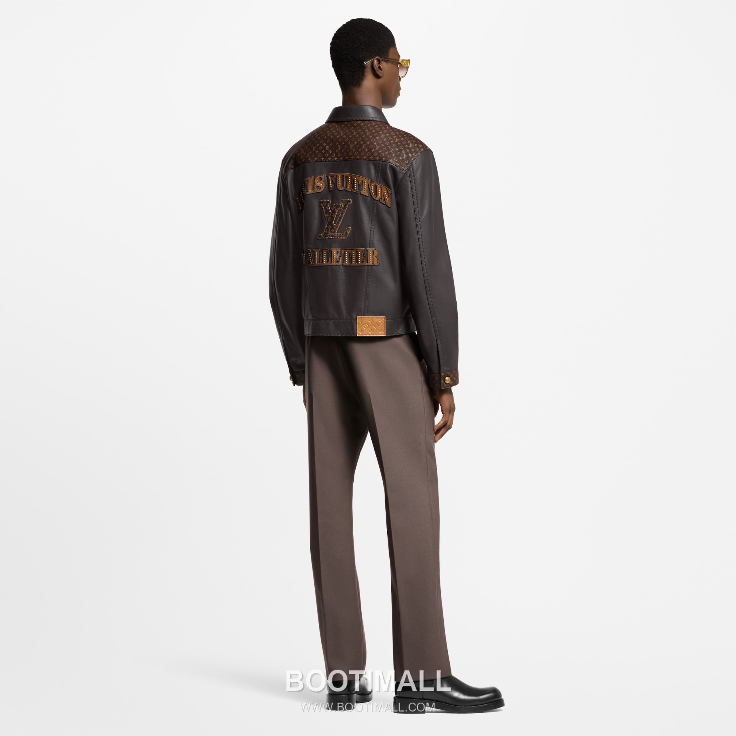 Louis Vuitton Monogram Print Lambskin Jacket 루이비통 모노그램 프린트 램스킨 재킷 양가죽 4