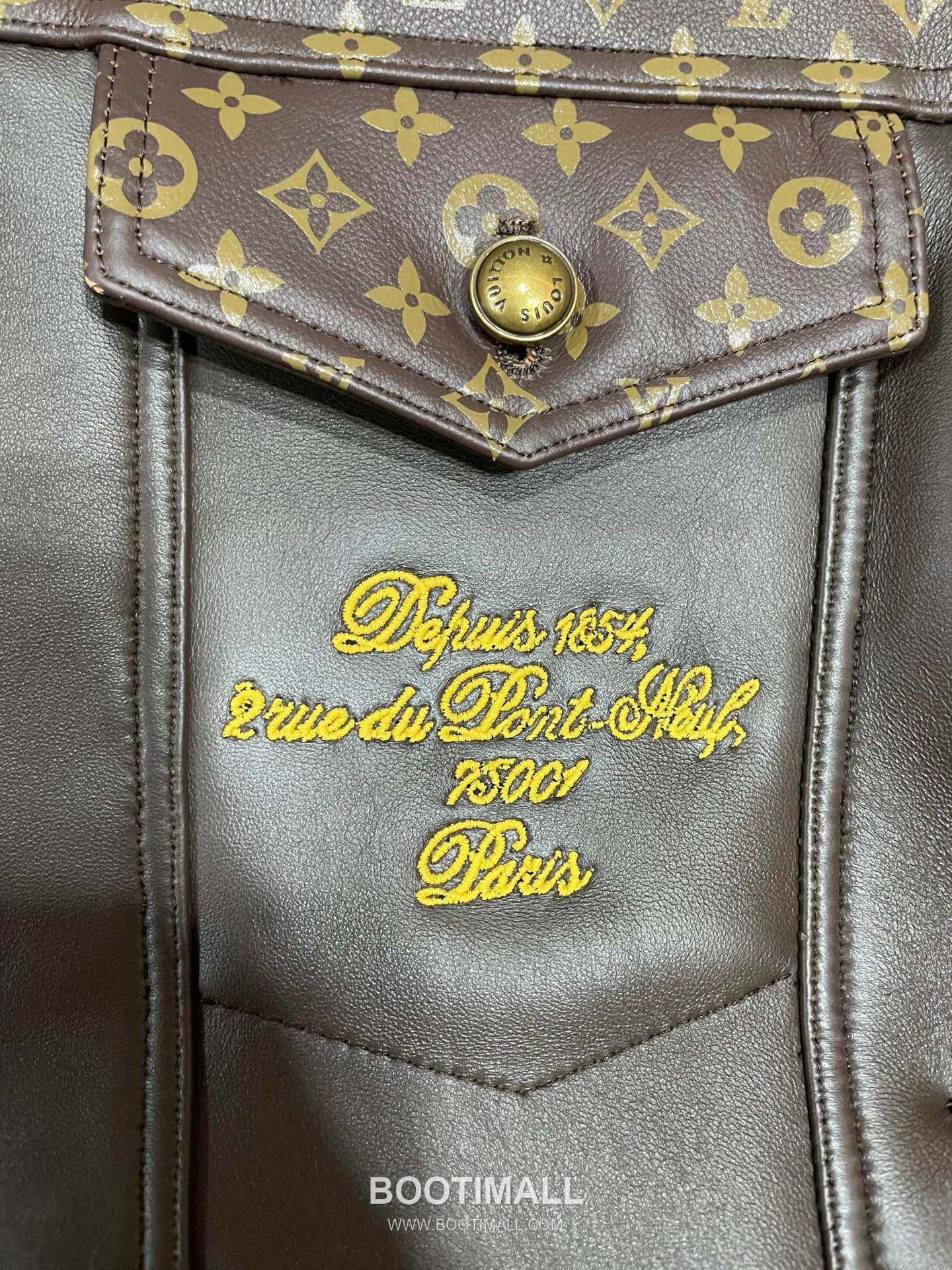 Louis Vuitton Monogram Print Lambskin Jacket 루이비통 모노그램 프린트 램스킨 재킷 양가죽 9