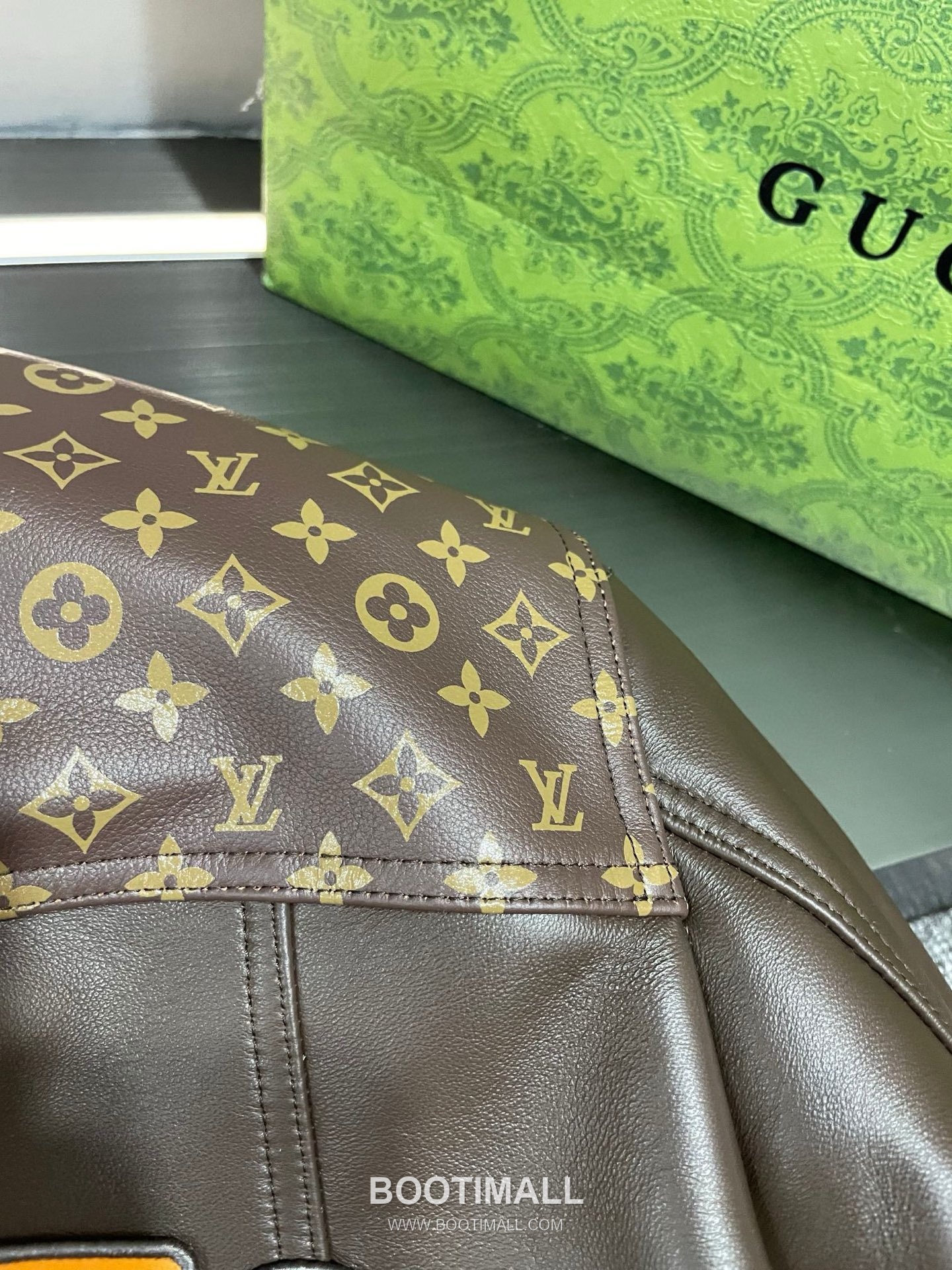 Louis Vuitton Monogram Print Lambskin Jacket 루이비통 모노그램 프린트 램스킨 재킷 양가죽 14