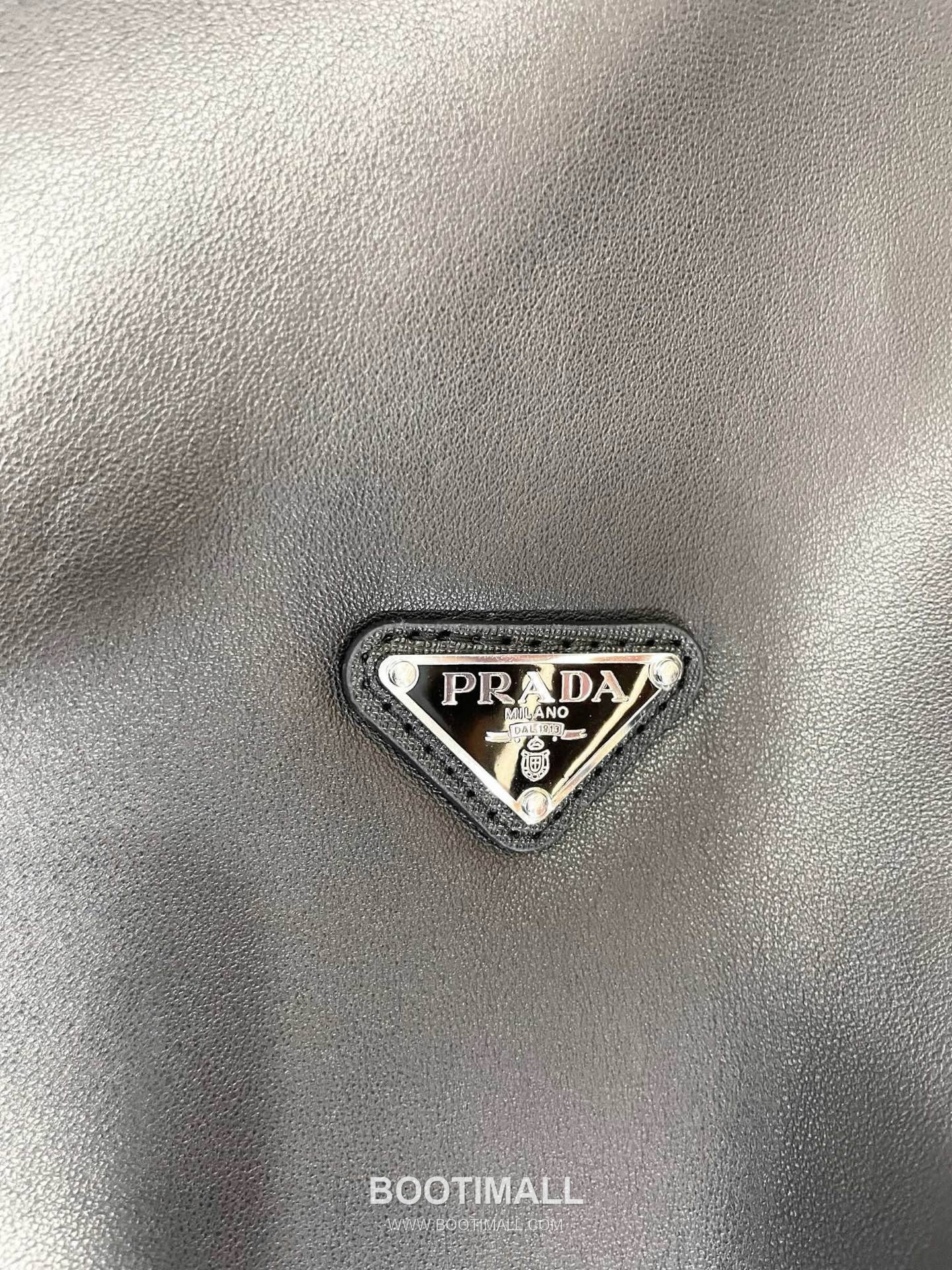 Prada Triangle Logo Leather Jacket Lambskin 프라다 트라이앵글 로고 레더 자켓 양가죽 10