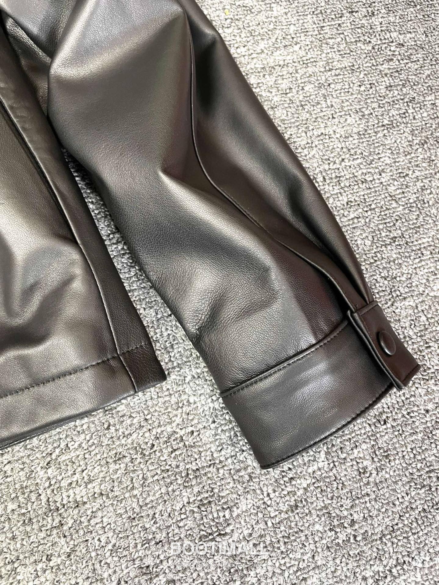 Prada Triangle Logo Leather Jacket Lambskin 프라다 트라이앵글 로고 레더 자켓 양가죽 14