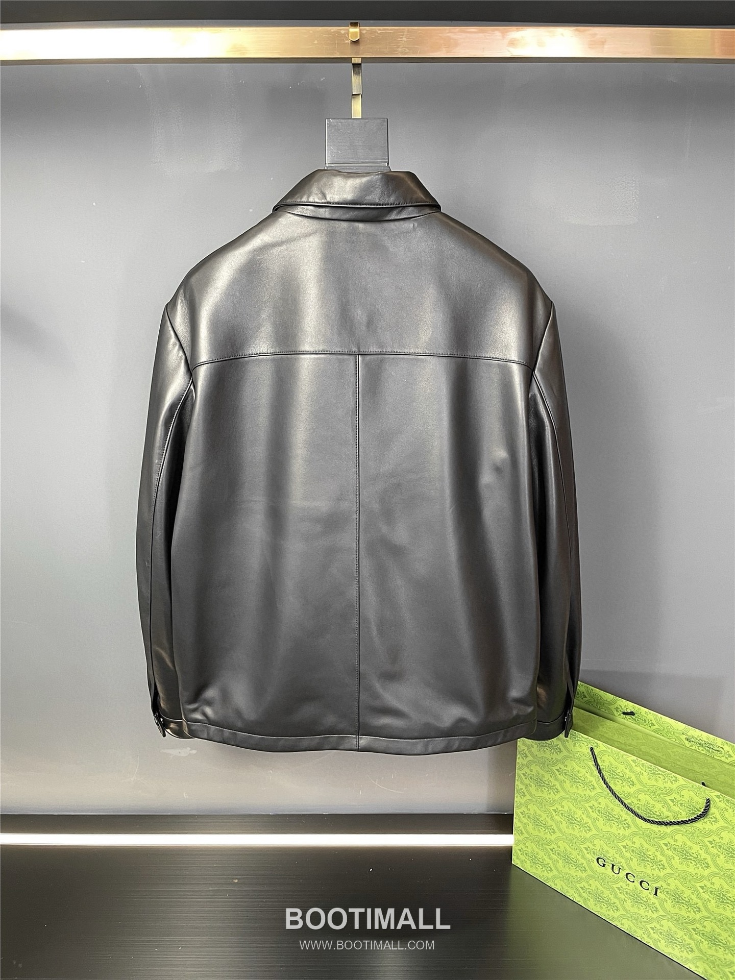 Prada Triangle Logo Leather Jacket Lambskin 프라다 트라이앵글 로고 레더 자켓 양가죽 16