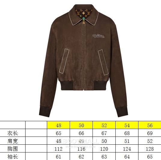 Louis Vuitton Suede Lambskin Leather Jacket Brown 루이비통 스웨이드 램스킨 레더 재킷 브라운 1