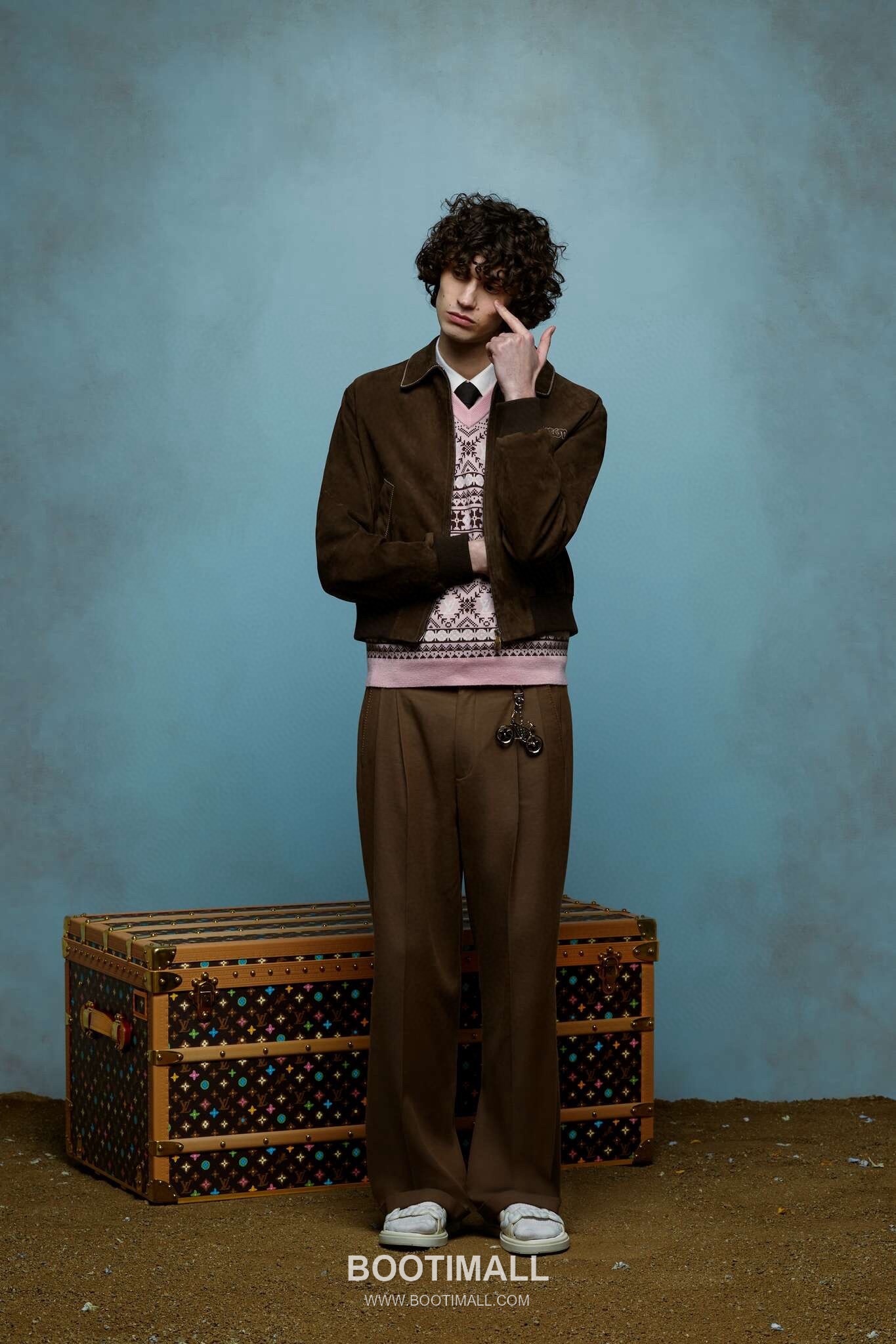 Louis Vuitton Suede Lambskin Leather Jacket Brown 루이비통 스웨이드 램스킨 레더 재킷 브라운 3