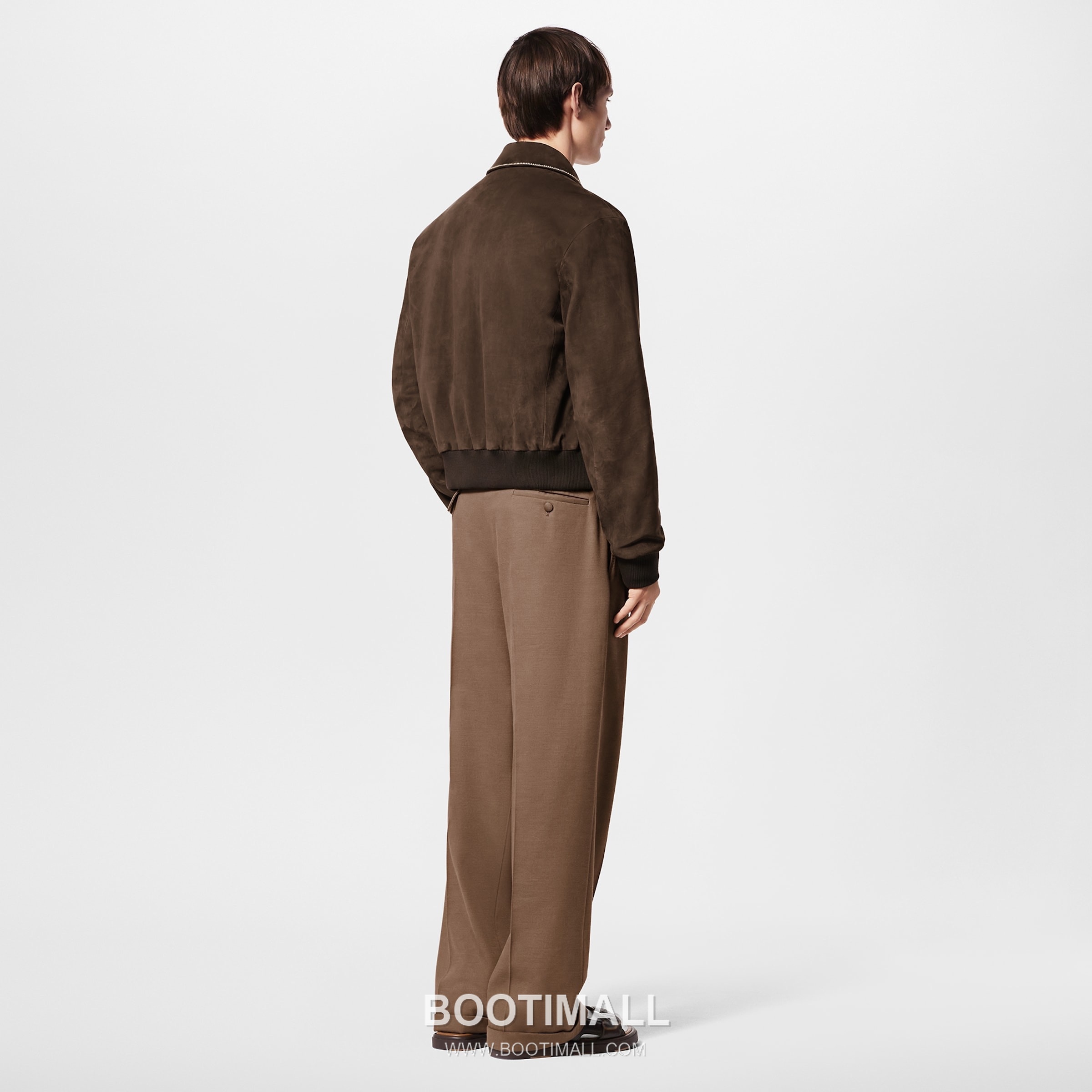 Louis Vuitton Suede Lambskin Leather Jacket Brown 루이비통 스웨이드 램스킨 레더 재킷 브라운 4