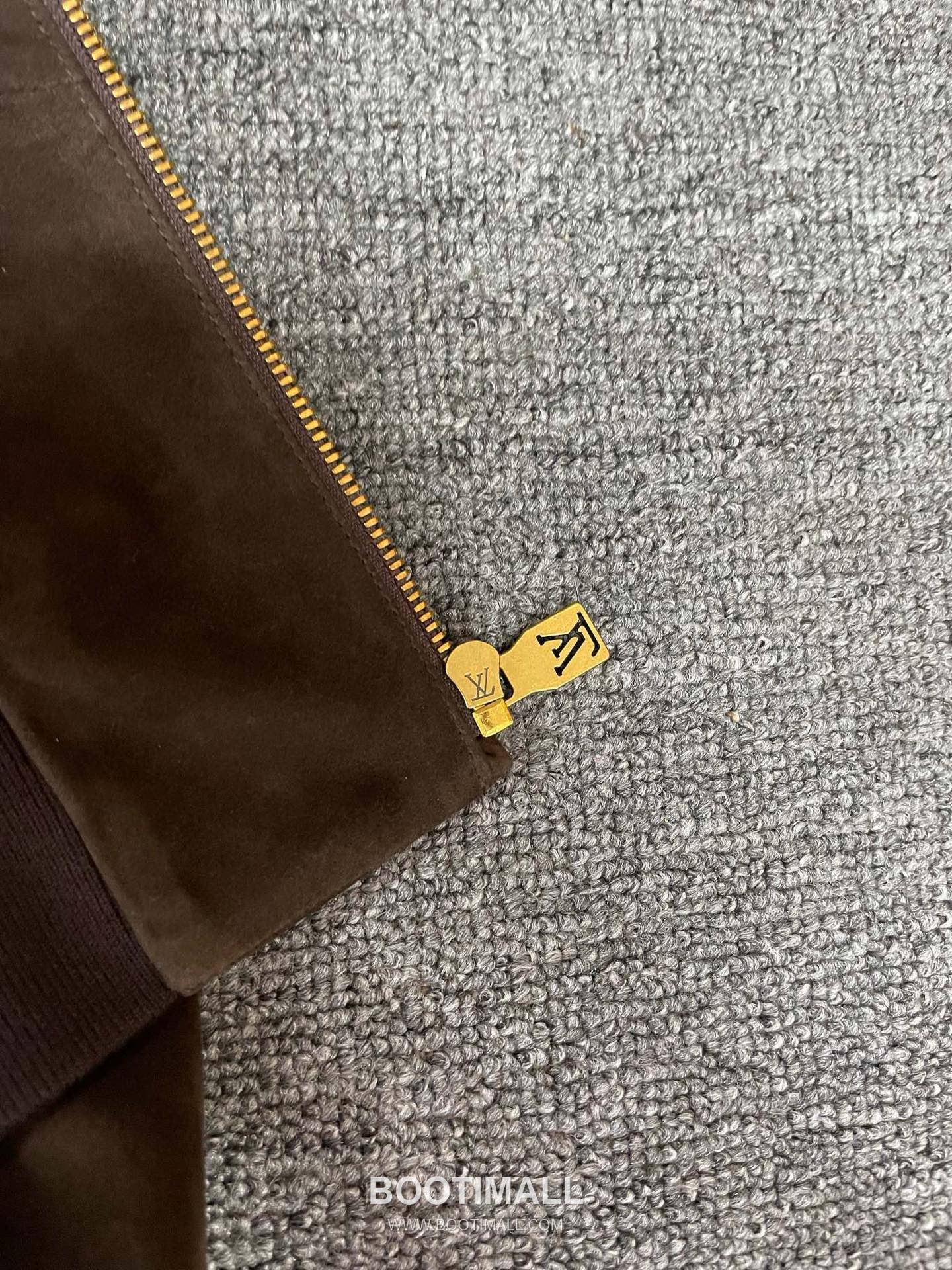 Louis Vuitton Suede Lambskin Leather Jacket Brown 루이비통 스웨이드 램스킨 레더 재킷 브라운 14