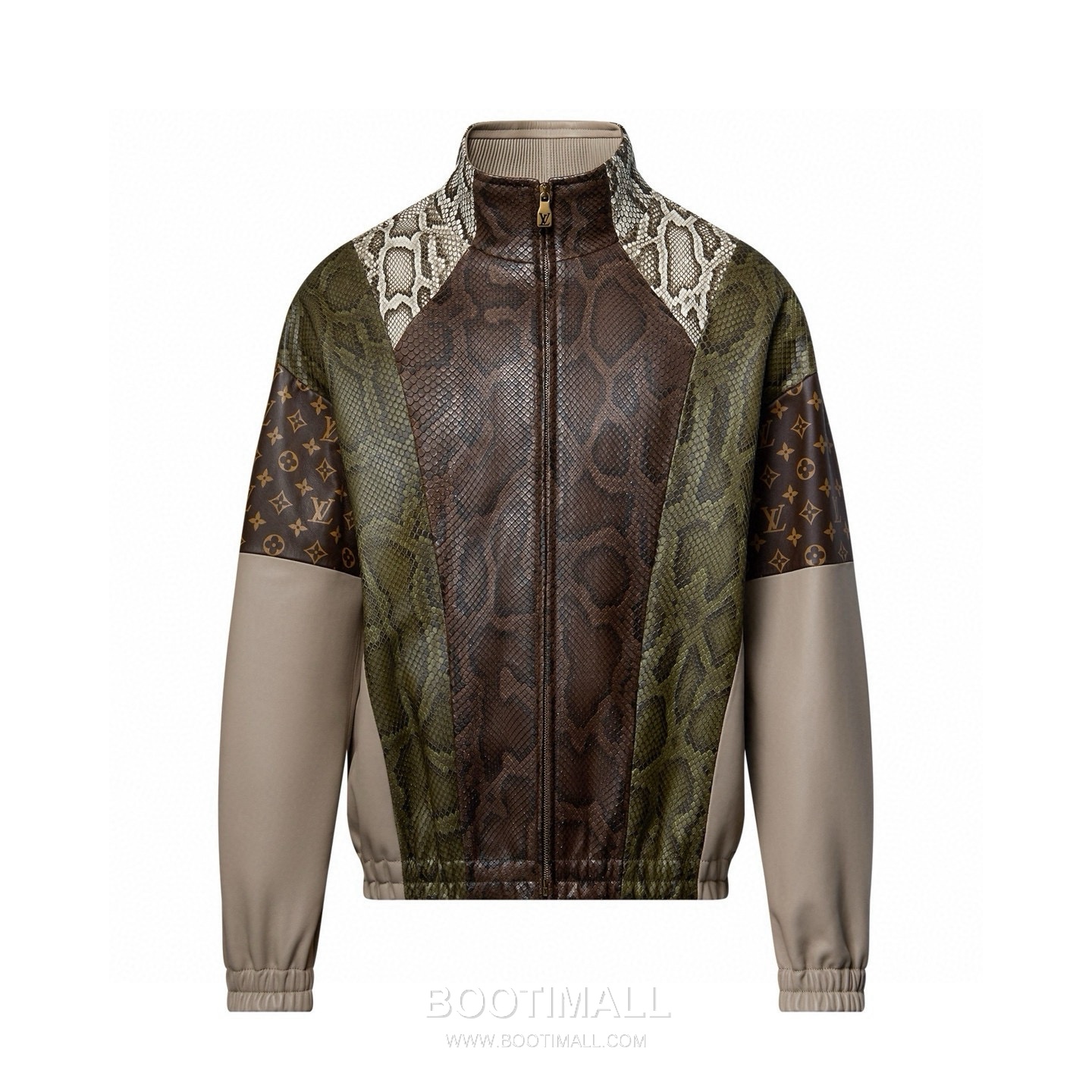 Louis Vuitton Snakeskin-Effect Leather Jacket Lambskin 루이비통 스네이크 이펙트 레더 재킷 양가죽 4