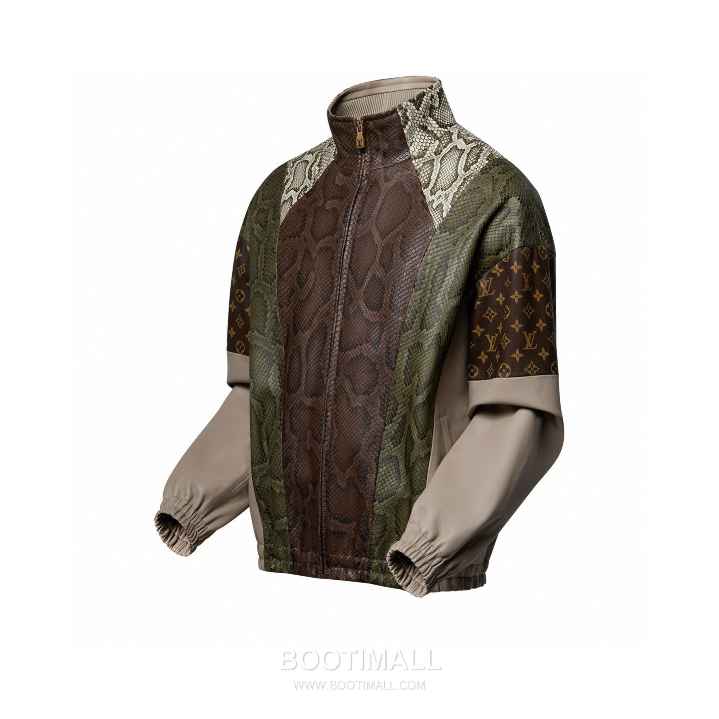 Louis Vuitton Snakeskin-Effect Leather Jacket Lambskin 루이비통 스네이크 이펙트 레더 재킷 양가죽 5