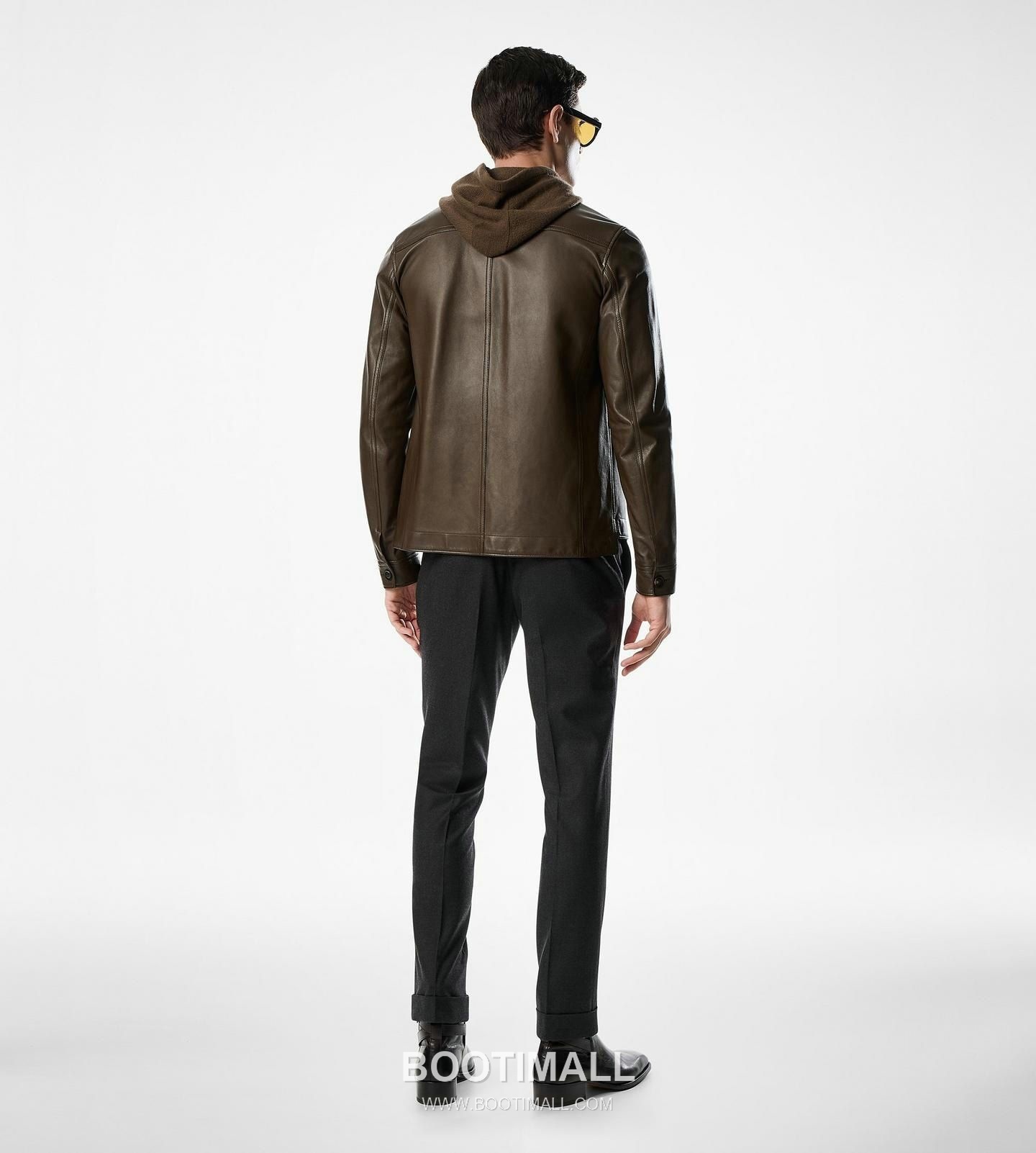 Tom Ford S/S Leather Flight Jacket Lambskin Black 톰포드 톰 SS 레더 플라이트 재킷 양가죽 블랙 3