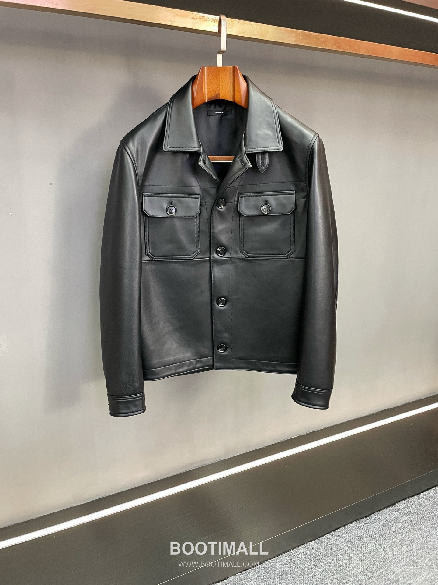 Tom Ford S/S Leather Flight Jacket Lambskin Black 톰포드 톰 SS 레더 플라이트 재킷 양가죽 블랙 14