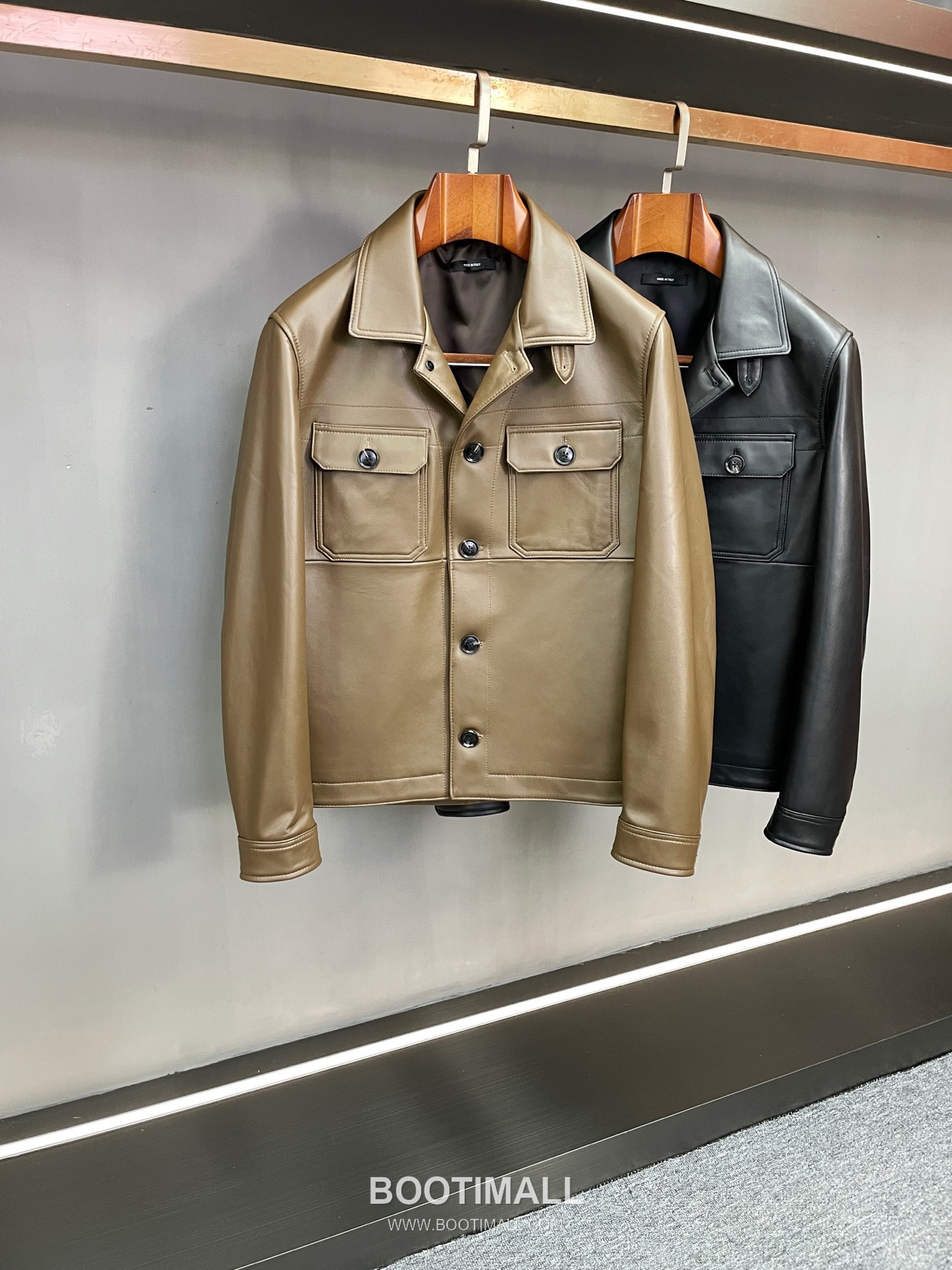 Tom Ford S/S Leather Flight Jacket Lambskin Black 톰포드 톰 SS 레더 플라이트 재킷 양가죽 블랙 17