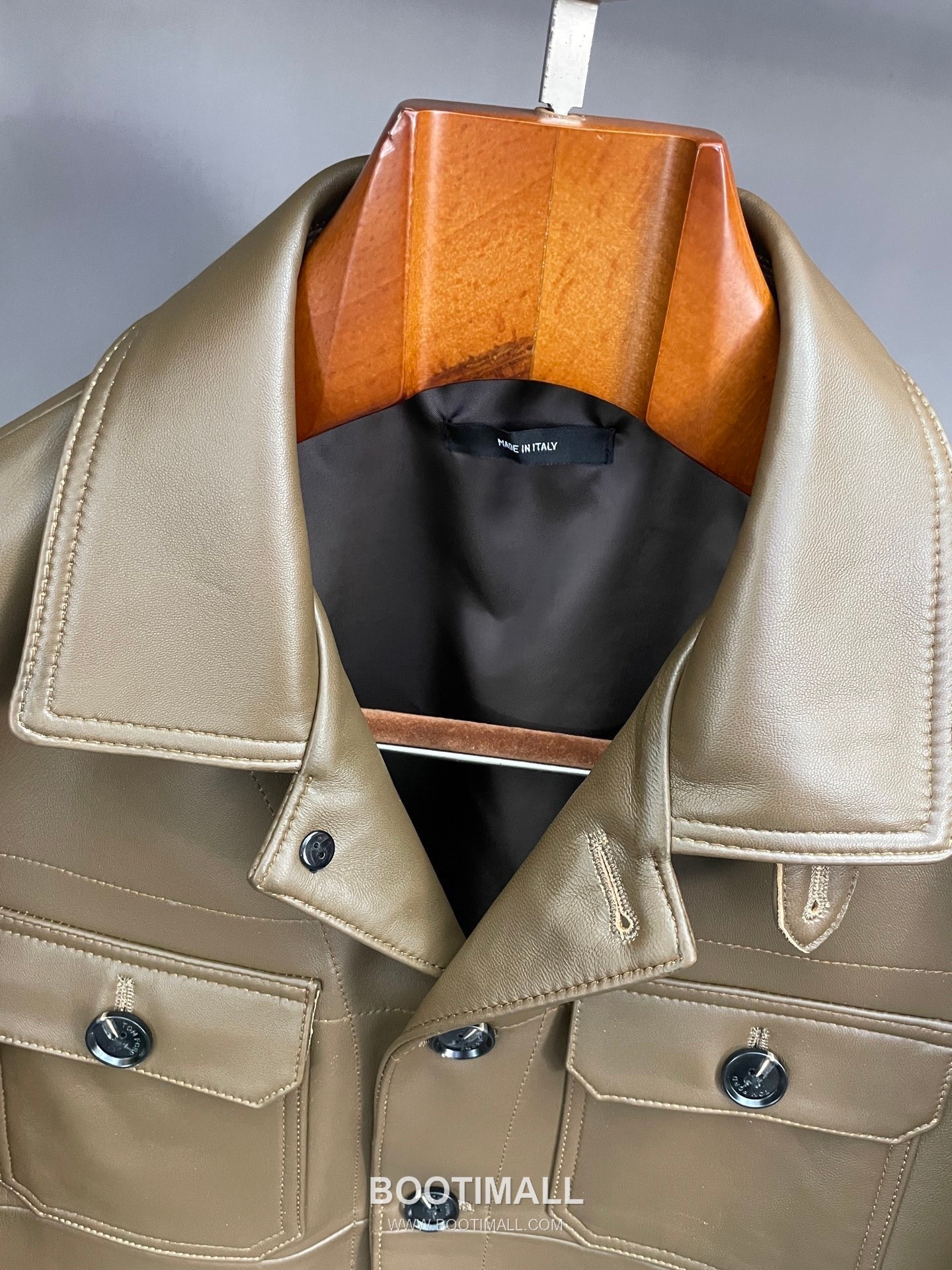 Tom Ford S/S Leather Flight Jacket Lambskin Black 톰포드 톰 SS 레더 플라이트 재킷 양가죽 블랙 15