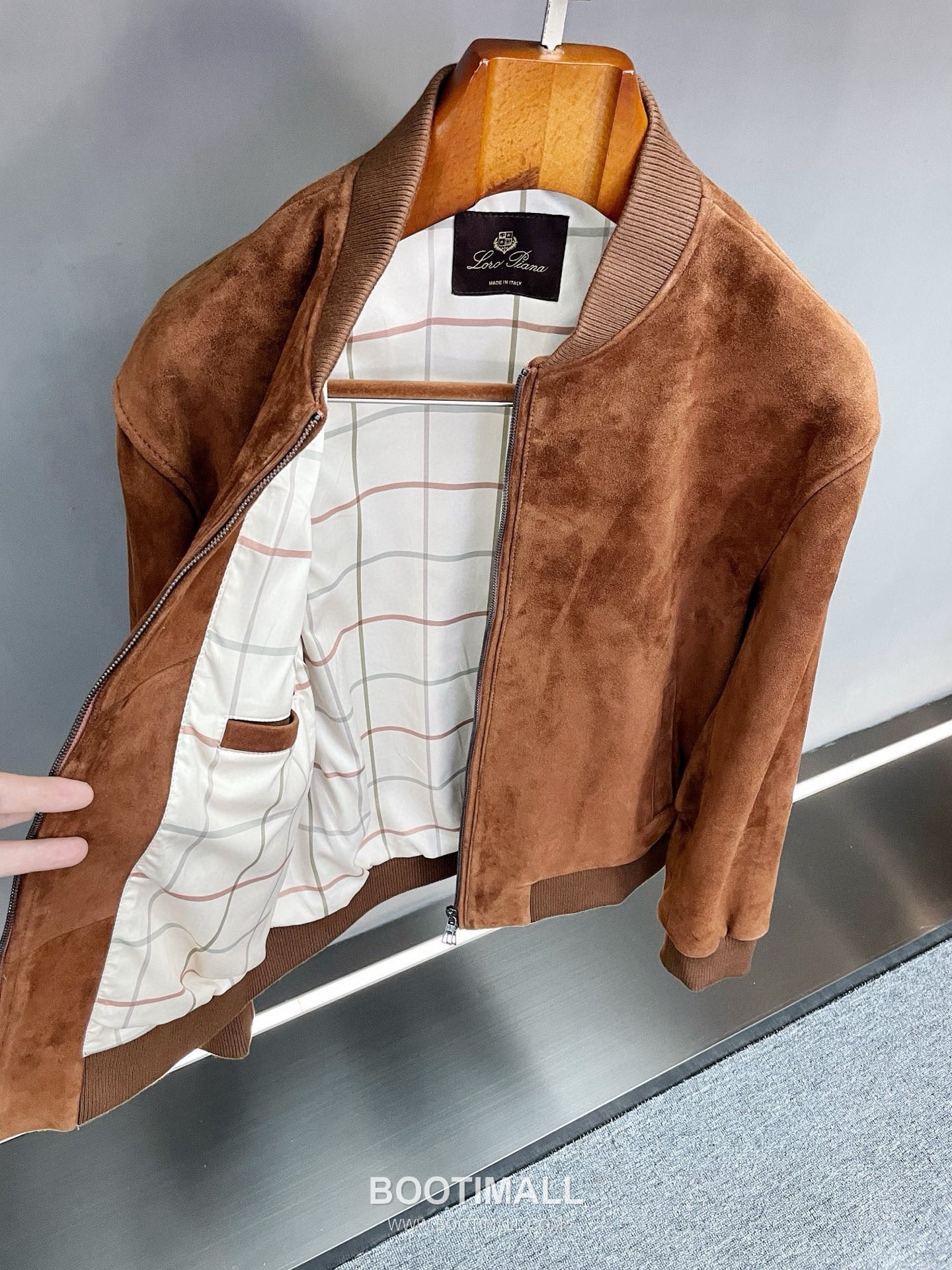 Loro Piana 2026 S/S Suede Lambskin Outerwear Coffee Brown Jacket 로로피아나 2026 S/S 스웨이드 양가죽 아우터 커피 브라운 자켓 16