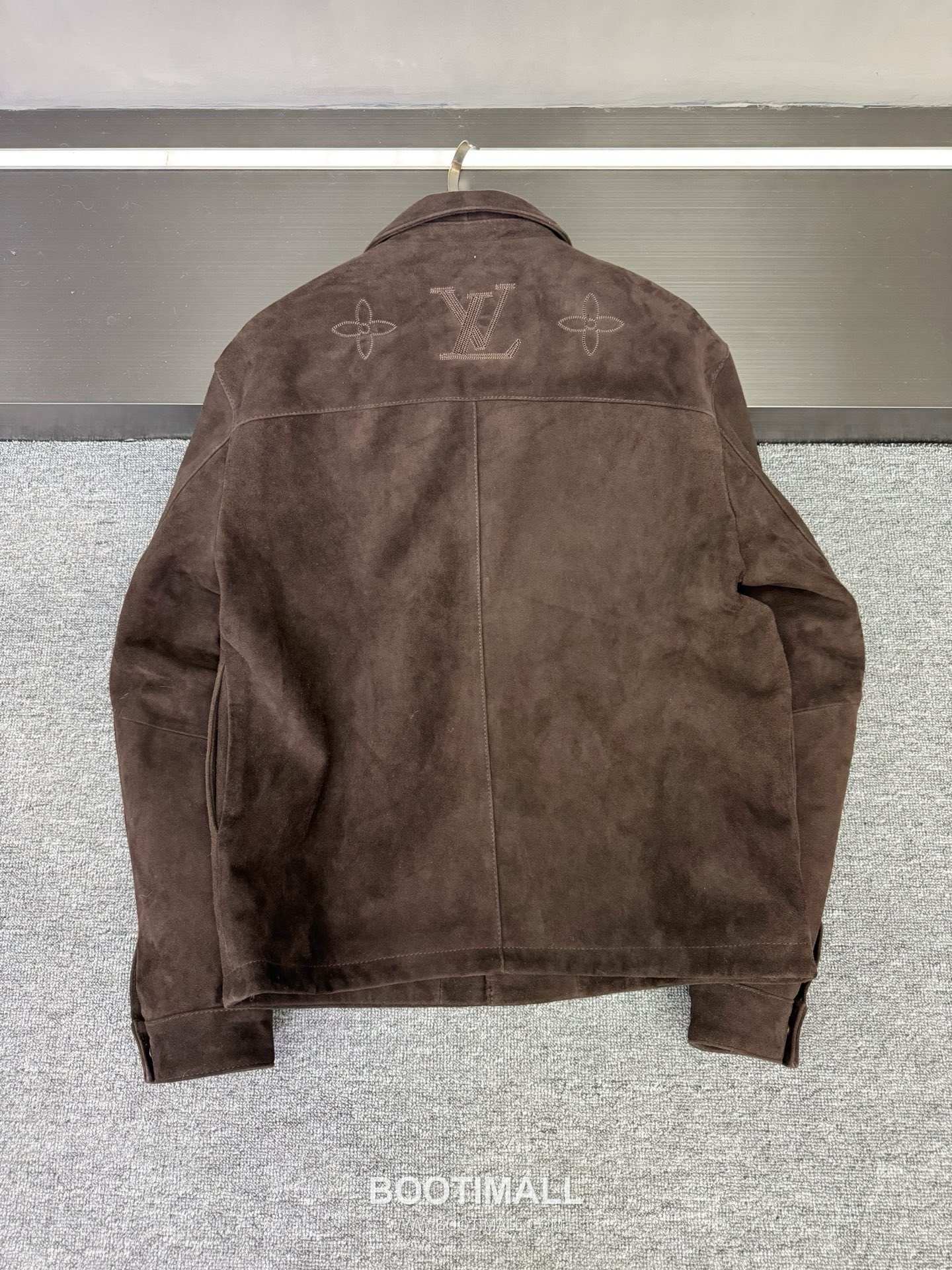 Louis Vuitton Monogram Embroidered Suede Lambskin Outerwear Brown Jacket 루이비통 모노그램 자수 스웨이드 양가죽 아우터 브라운 자켓 7