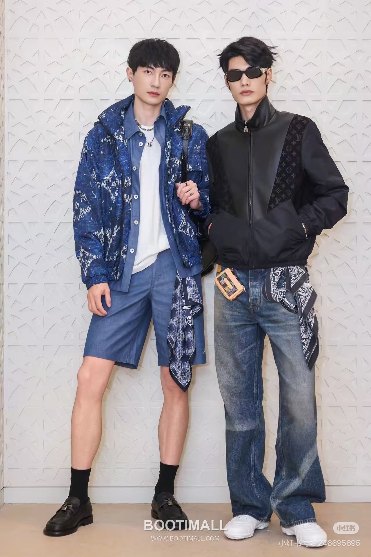 Louis Vuitton Lambskin Panel Jacket Lambskin, Polyester Black 루이비통 램스킨 패널 재킷 양가죽, 폴리에스터 블랙 5