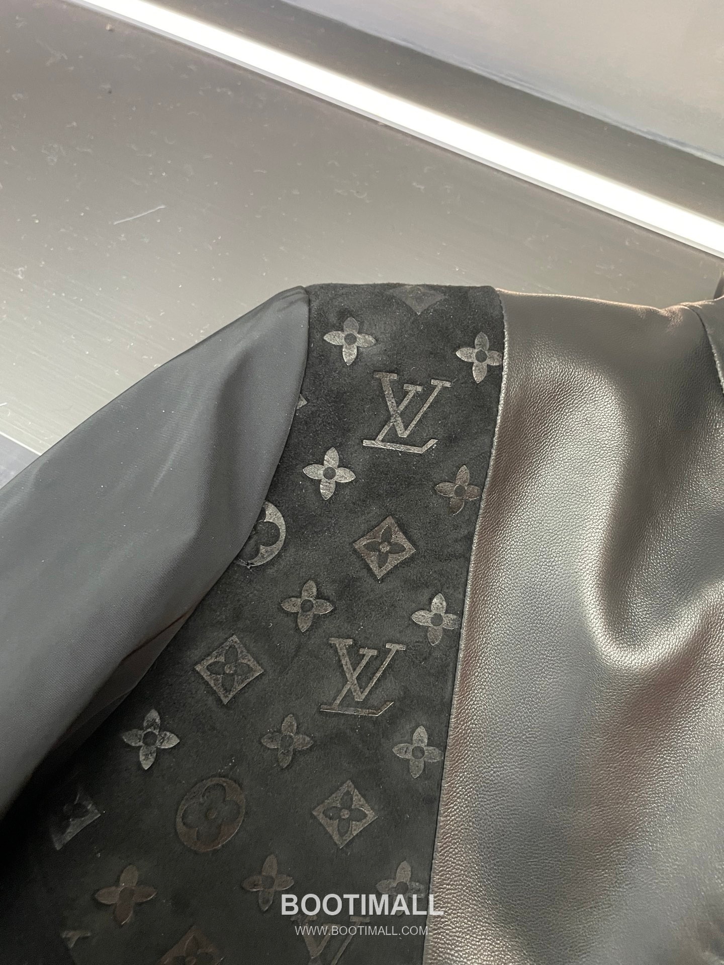 Louis Vuitton Lambskin Panel Jacket Lambskin, Polyester Black 루이비통 램스킨 패널 재킷 양가죽, 폴리에스터 블랙 11