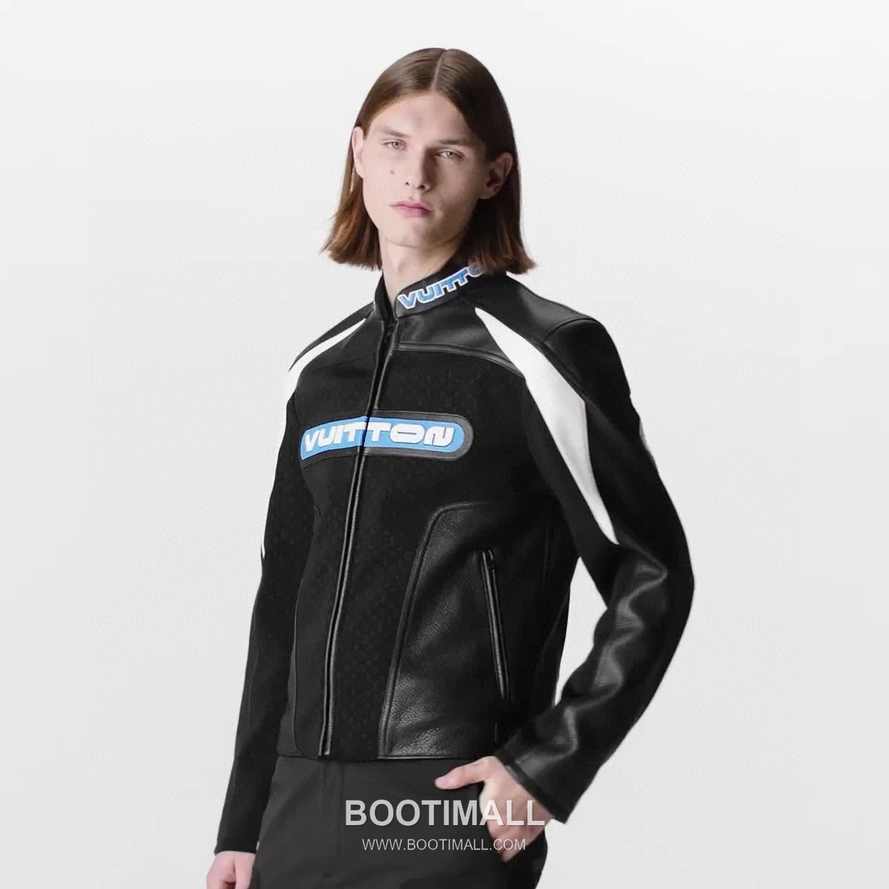 Louis Vuitton Biker Leather Jacket Calfskin Black 루이비통 바이커 가죽 재킷 송아지가죽 블랙 10