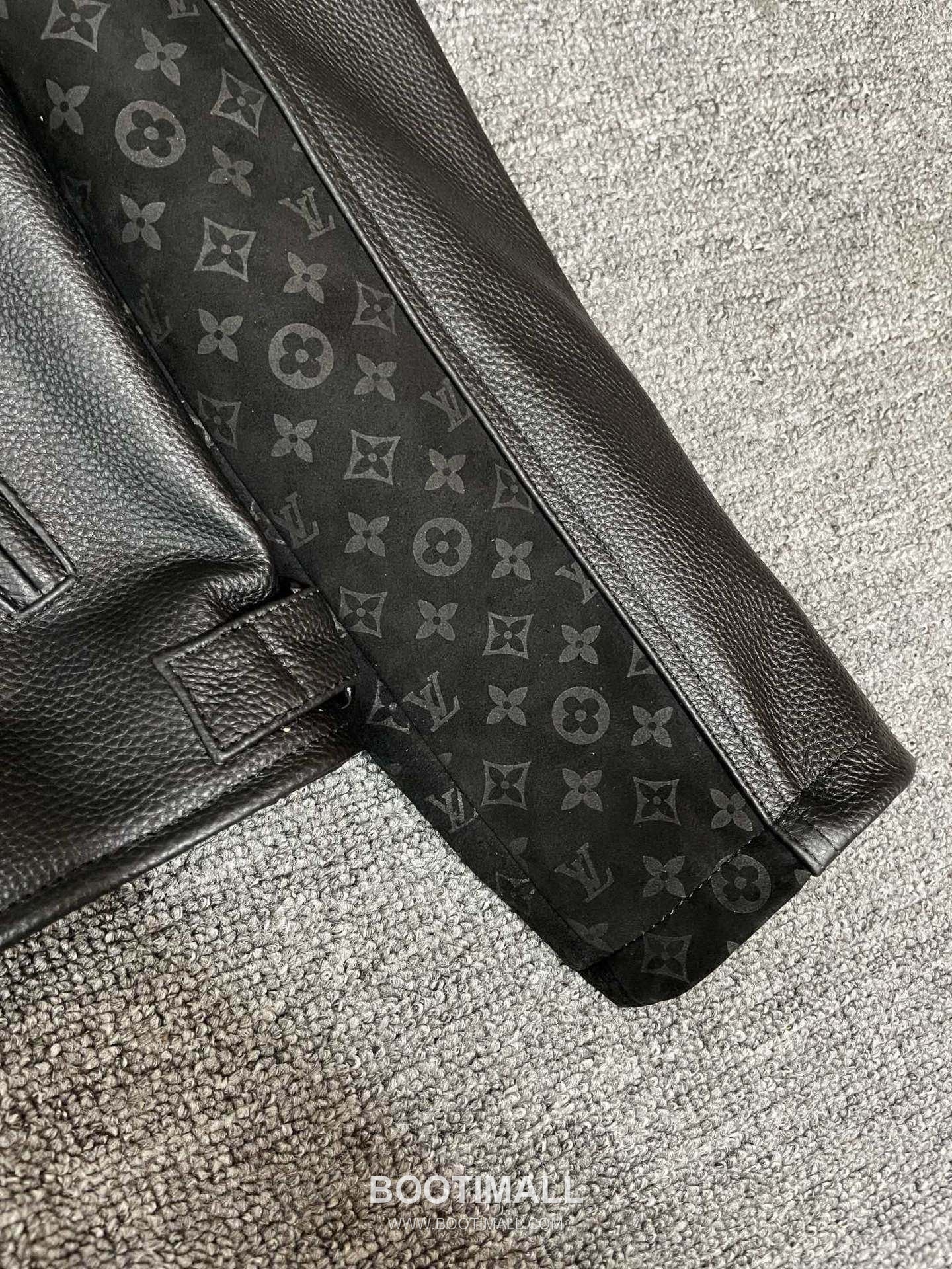 Louis Vuitton Biker Leather Jacket Calfskin Black 루이비통 바이커 가죽 재킷 송아지가죽 블랙 19