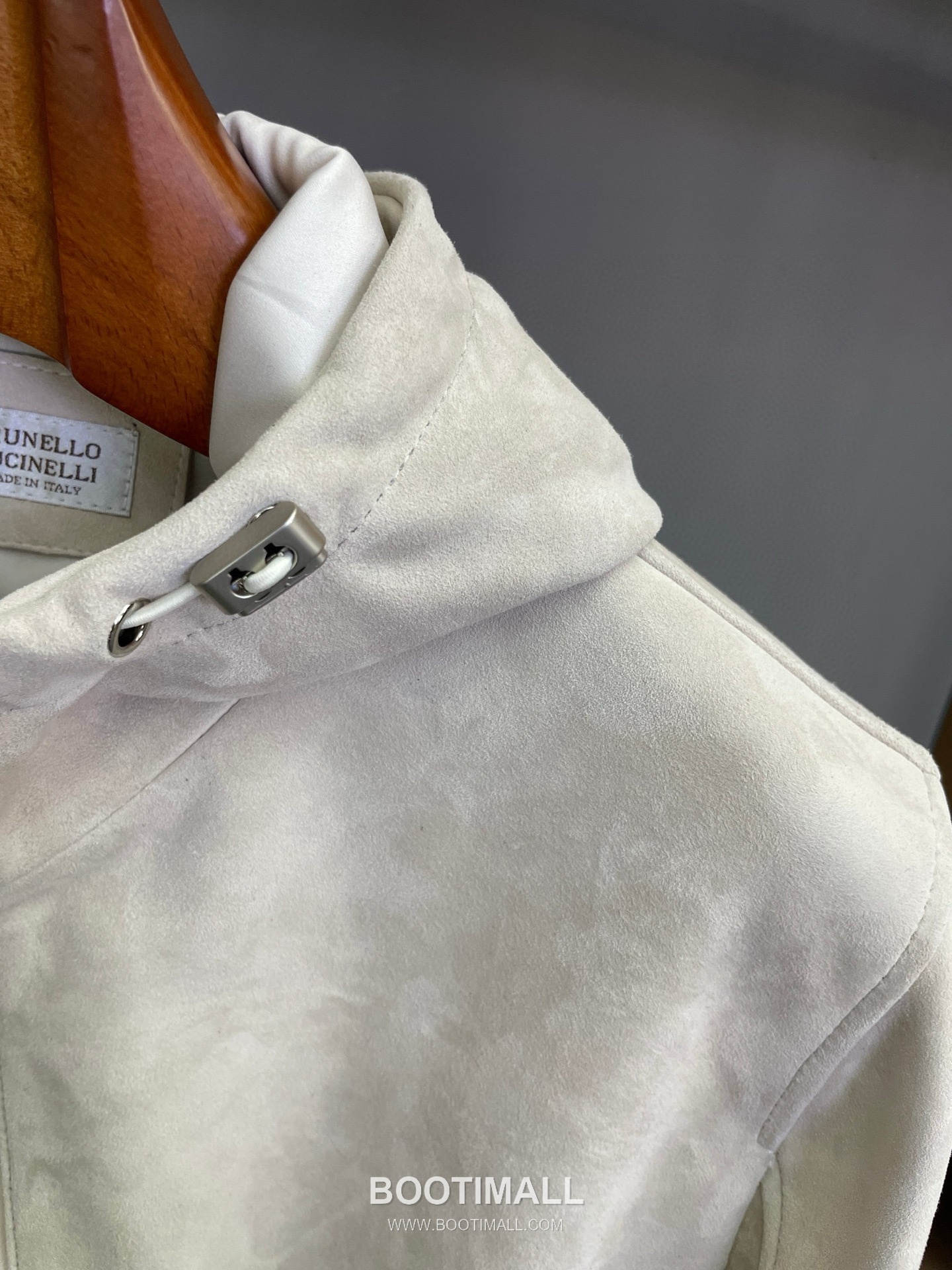 Brunello Cucinelli Suede Lambskin Hooded Black Jacket 브루넬로 쿠치넬리 스웨이드 램스킨 후드 블랙 자켓 10