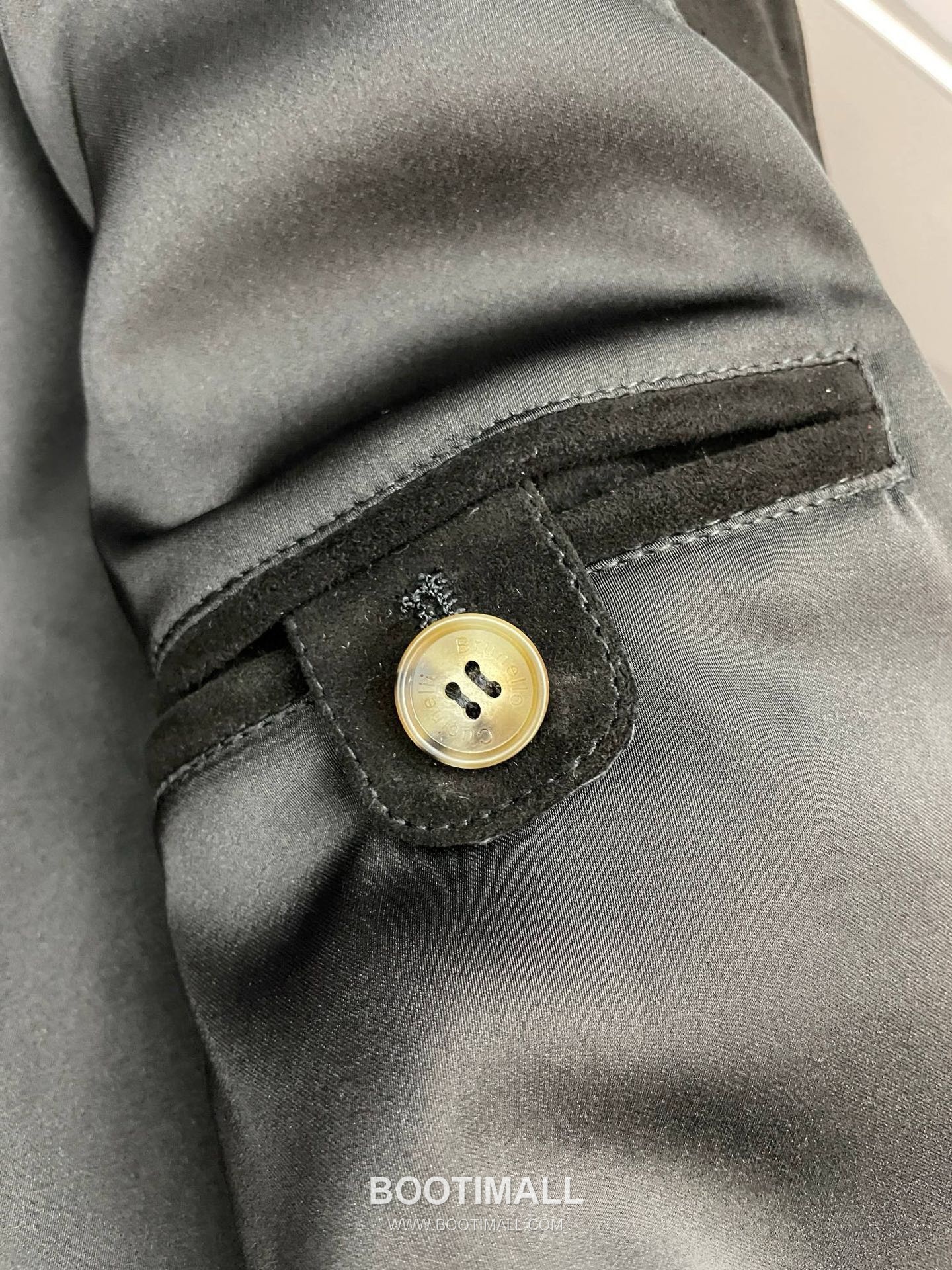 Brunello Cucinelli Suede Lambskin Hooded Black Jacket 브루넬로 쿠치넬리 스웨이드 램스킨 후드 블랙 자켓 5