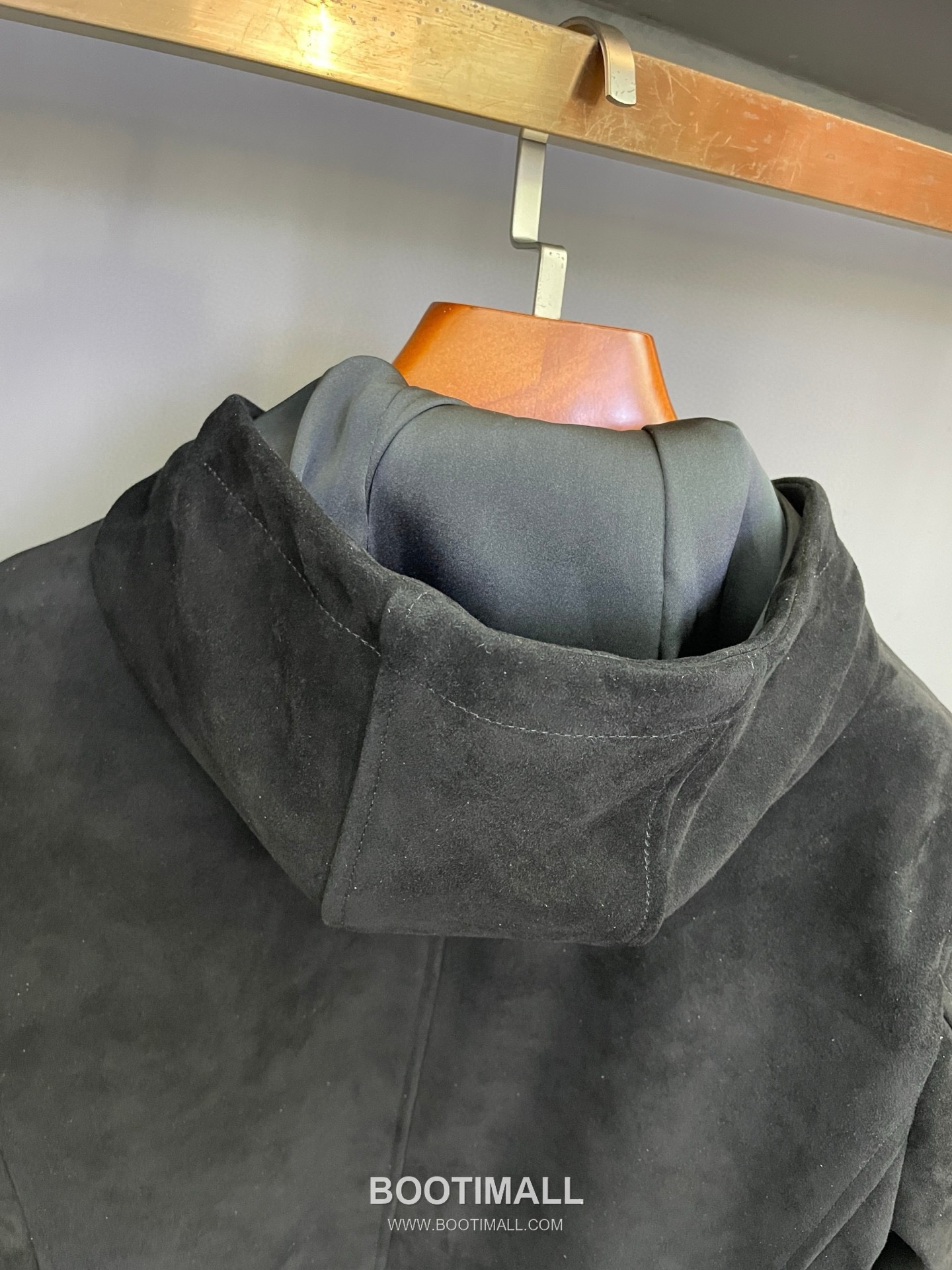 Brunello Cucinelli Suede Lambskin Hooded Black Jacket 브루넬로 쿠치넬리 스웨이드 램스킨 후드 블랙 자켓 14