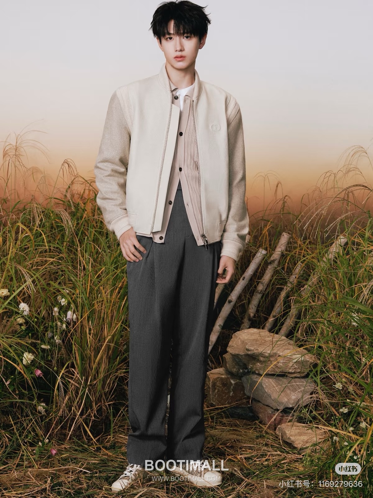 Dior CD Logo Embossed Calfskin Calfskin, Cashmere Light Blue Jacket 디올 CD 로고 엠보스드 카프스킨 캐시미어 라이트 블루 자켓 5