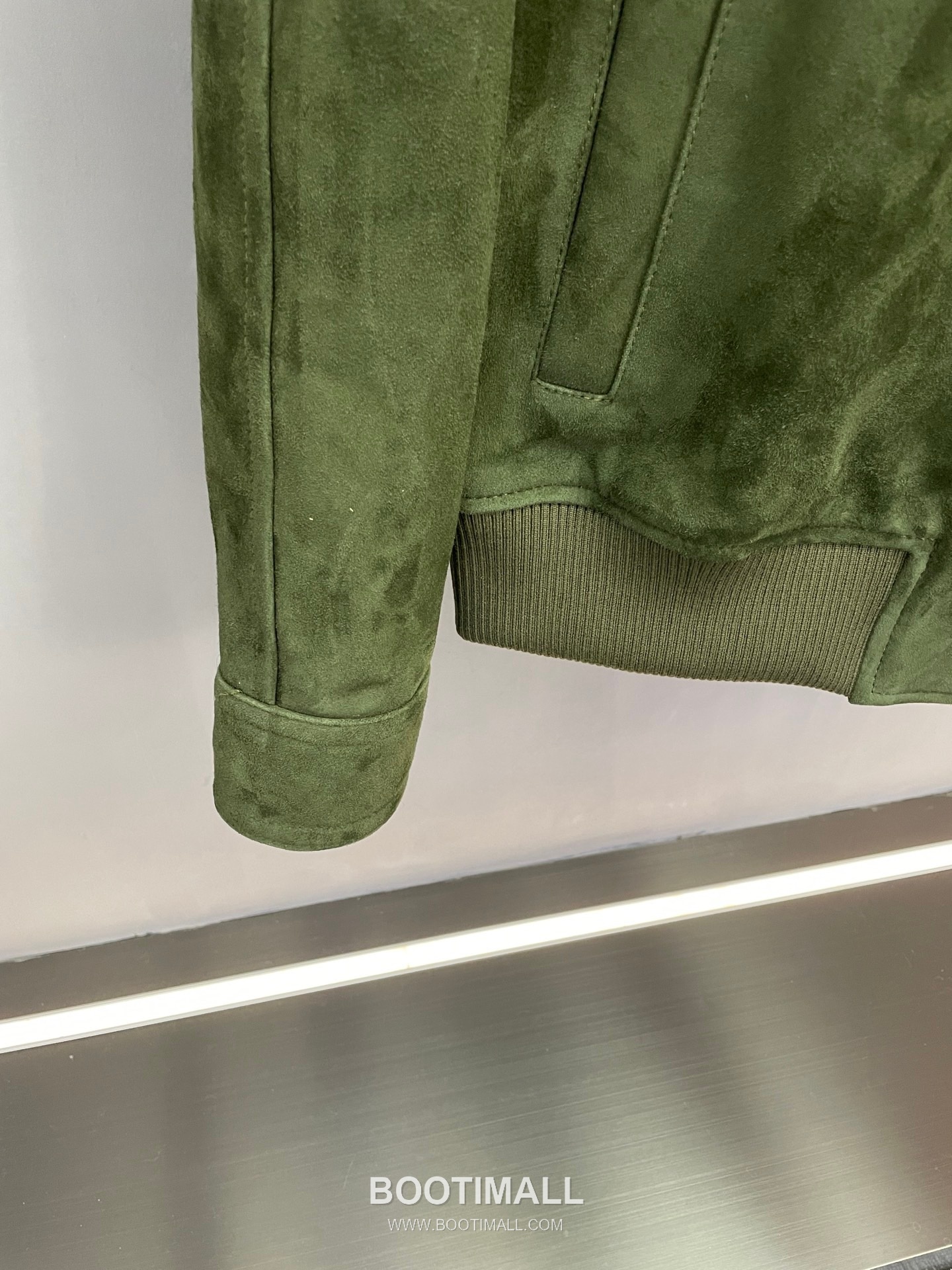 Bottega Veneta Intrecciato Collar Jacket Lambskin Green 보테가 베네타 인트레치아토 칼라 재킷 양가죽 그린 16