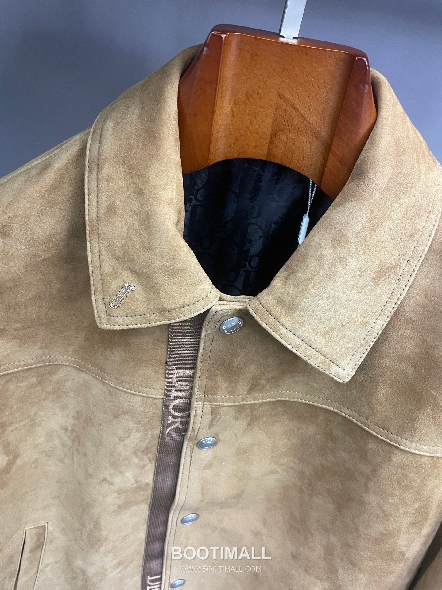 Dior 2026 S/S Suede Lambskin Khaki Leather Jacket 디올 2026 S/S 스웨이드 양가죽 카키 가죽 자켓 13