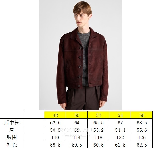 Prada Suede Lambskin Blouson Burgundy 프라다 스웨이드 램스킨 블루종 양가죽 버건디 1