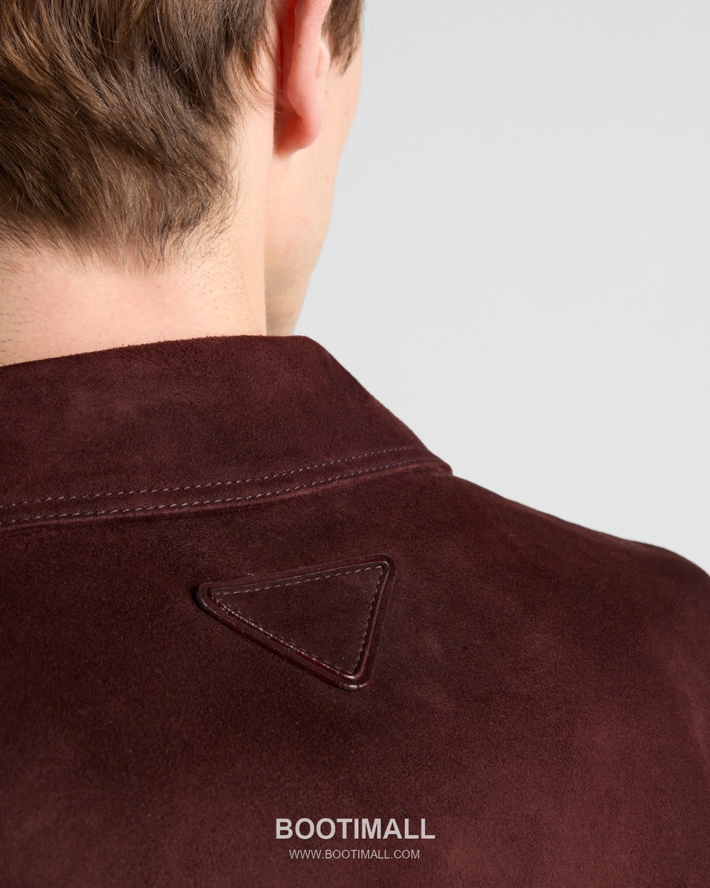 Prada Suede Lambskin Blouson Burgundy 프라다 스웨이드 램스킨 블루종 양가죽 버건디 6