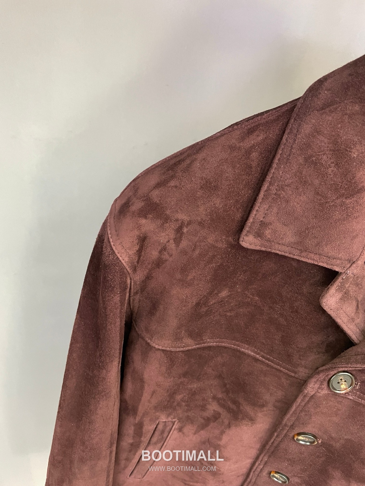 Prada Suede Lambskin Blouson Burgundy 프라다 스웨이드 램스킨 블루종 양가죽 버건디 14