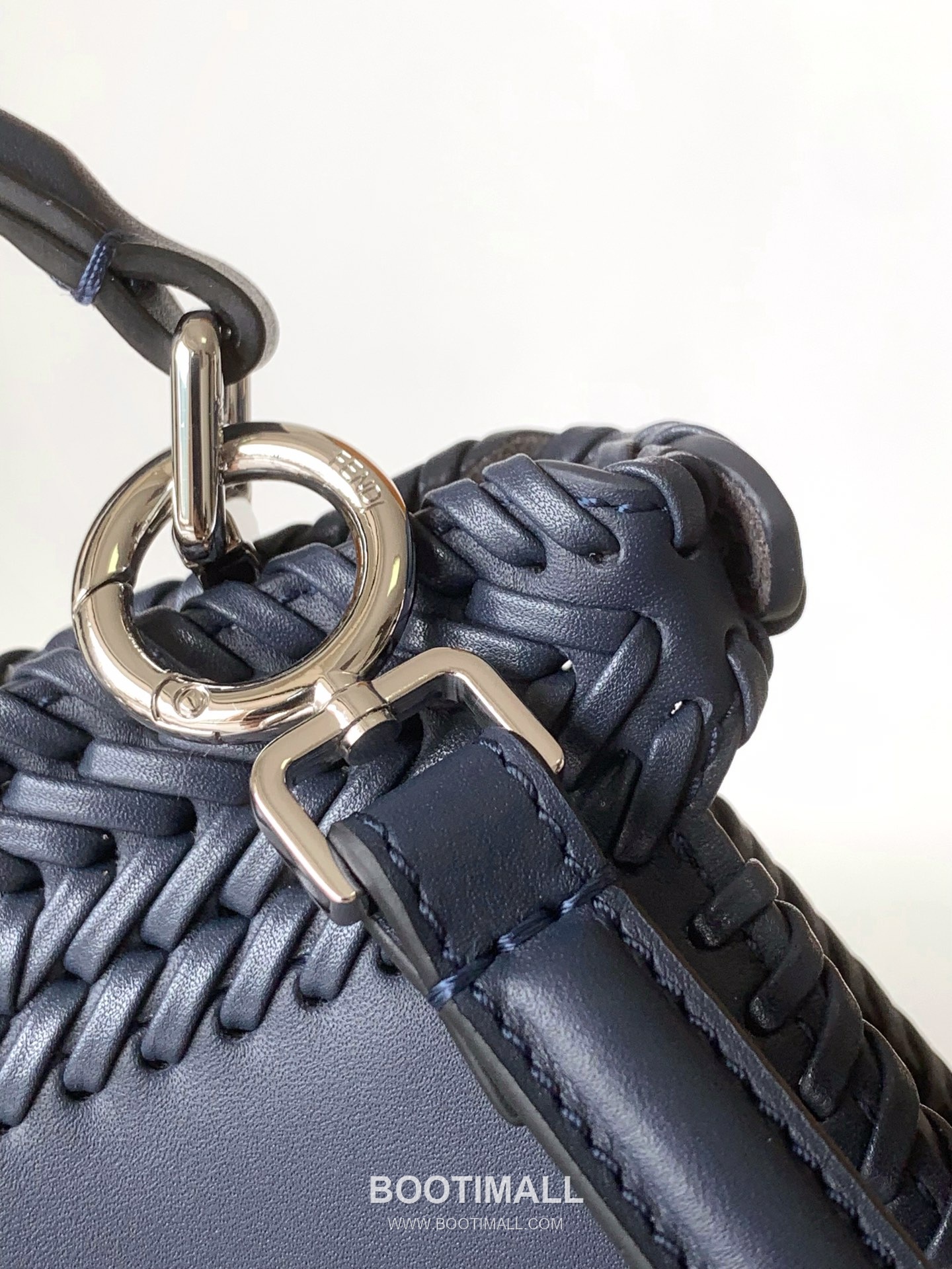 Fendi Peekaboo ISeeU Mini Leather Black Top Handle Bag 펜디 피카부 아이씨유 미니 가죽 블랙 탑핸들백 20cm 16