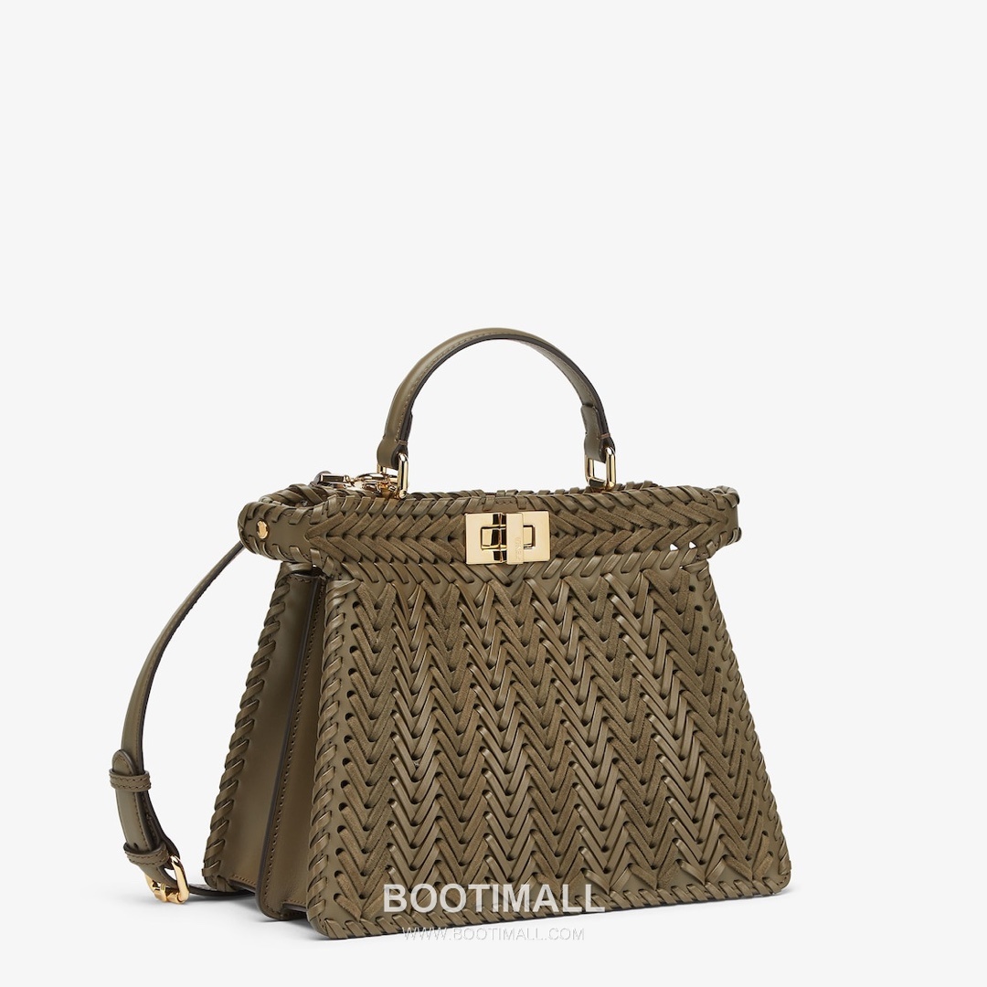 Fendi Peekaboo ISeeU Leather Top Handle Bag 펜디 피카부 아이씨유 가죽 탑핸들백 27cm 4