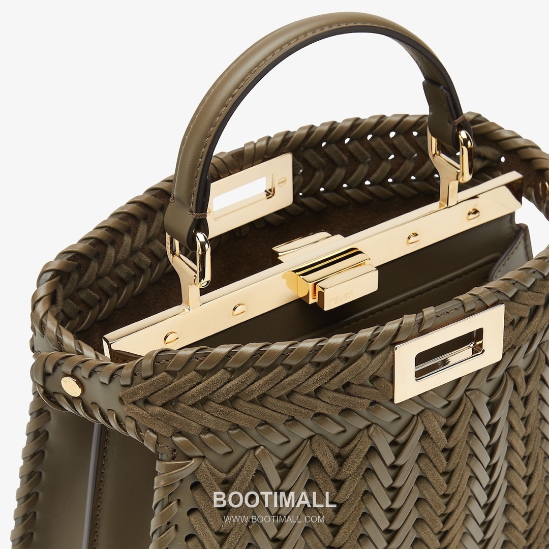 Fendi Peekaboo ISeeU Leather Top Handle Bag 펜디 피카부 아이씨유 가죽 탑핸들백 27cm 7