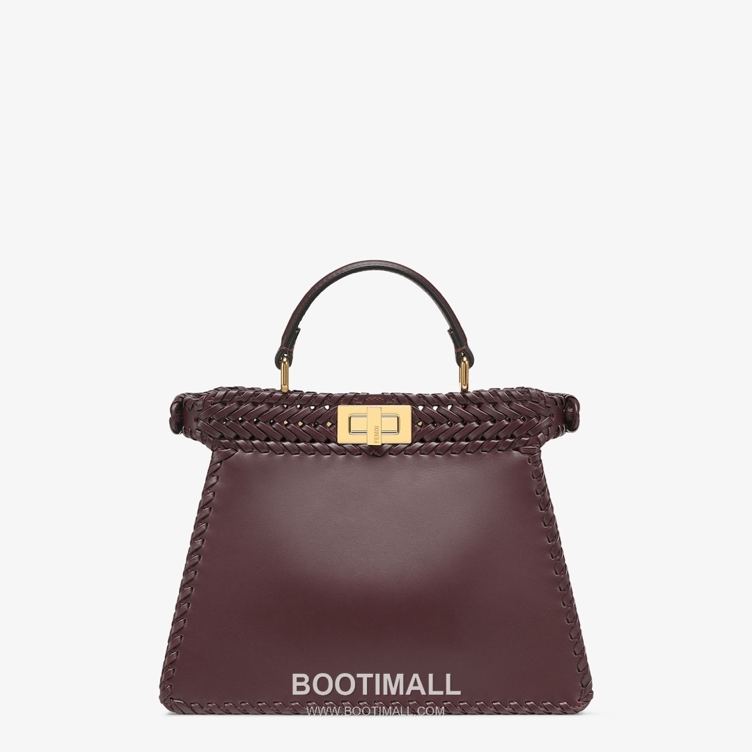 Fendi Peekaboo ISeeU Braided Imported Leather Top Handle Bag 펜디 피카부 아이씨유 브레이디드 수입 가죽 탑핸들백 27cm 3