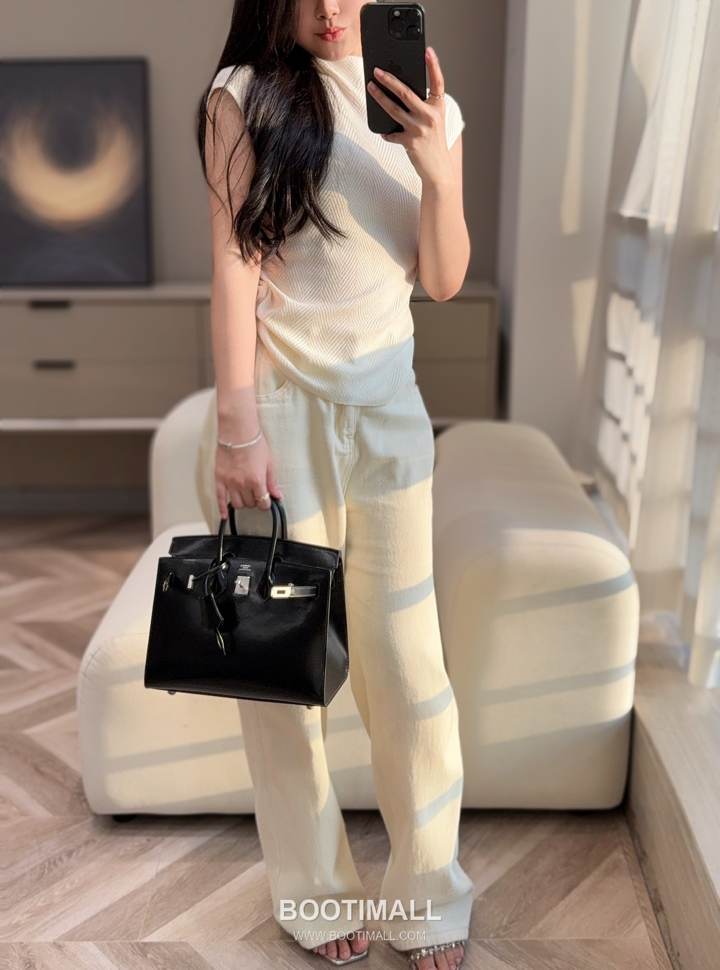 Hermes Birkin 25 Box Calf Black Top Handle Bag 에르메스 버킨 25 박스 카프 블랙 탑핸들백 25cm 4