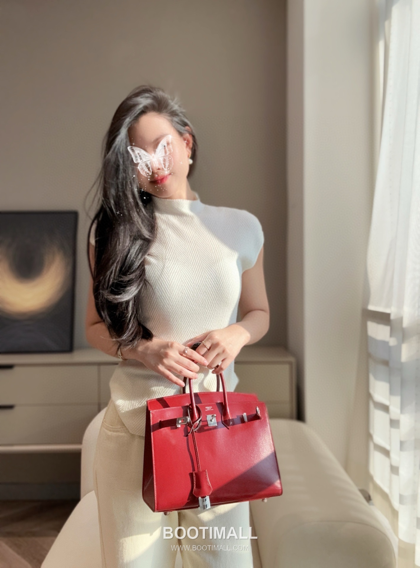 Hermes Birkin 25 Box Calf Red Top Handle Bag 에르메스 버킨 25 박스 카프 레드 탑핸들백 25cm 1